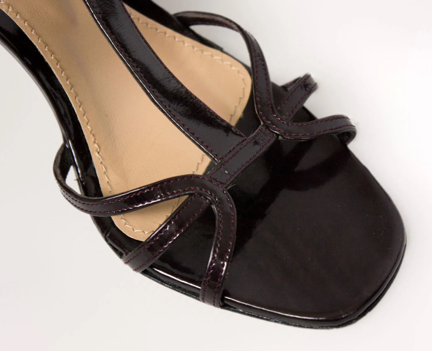 Malene Birger Stiletto Heel Strappy Sandals, US 6.5, EU 37, UK4