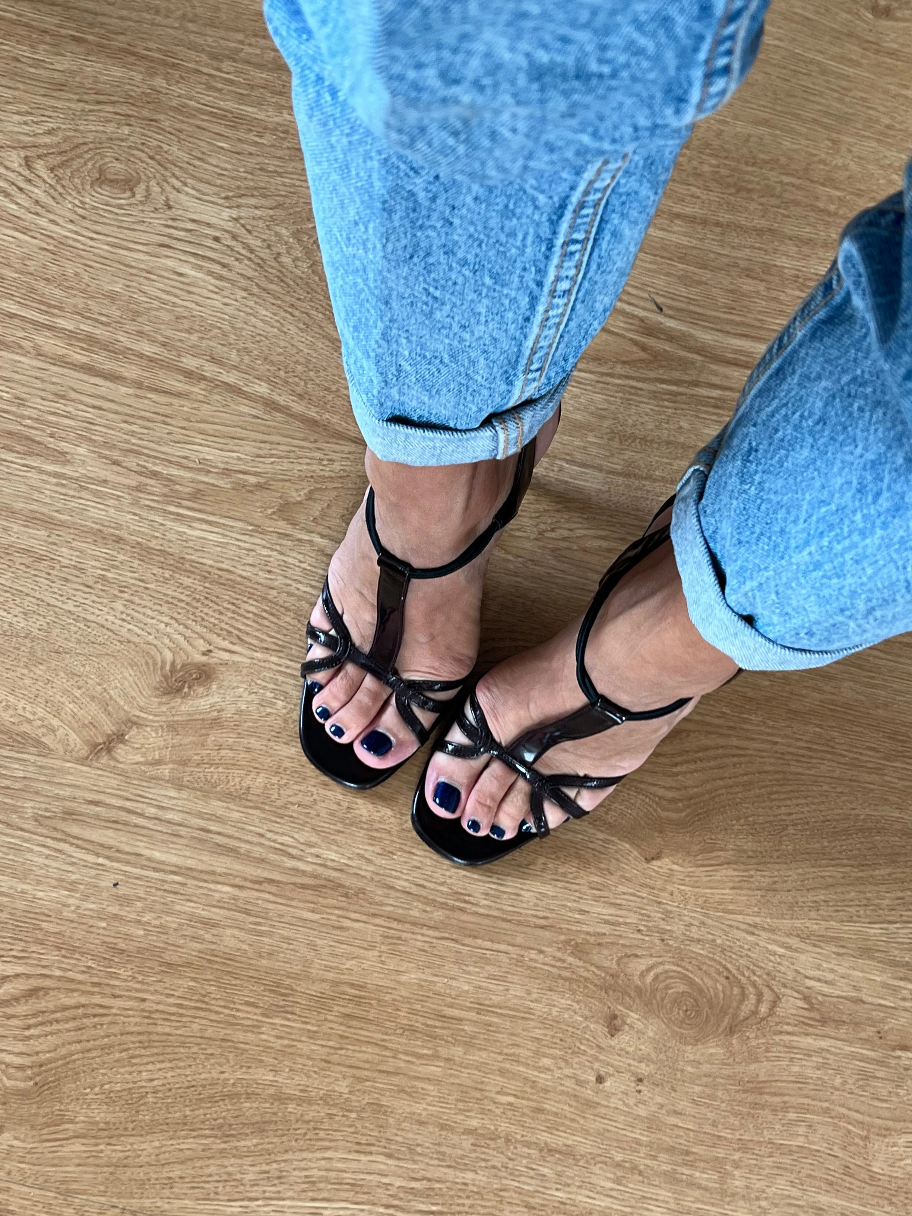 Malene Birger Stiletto Heel Strappy Sandals, US 6.5, EU 37, UK4