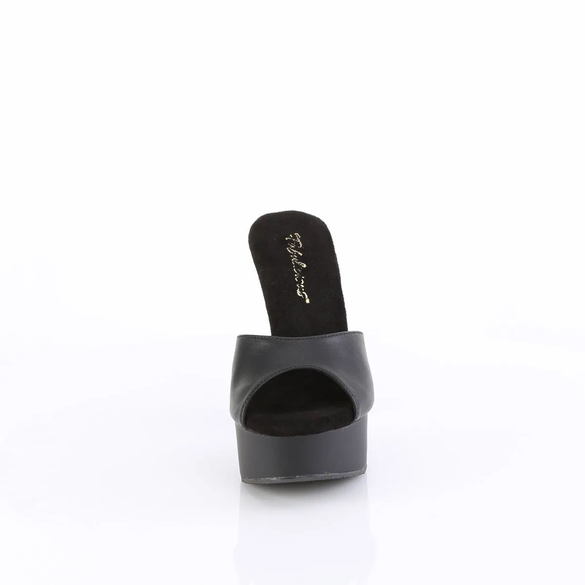 MARTINI-501 Fabulicious 5" Martini Black Faux Leather Sexy Shoes (High Heels)