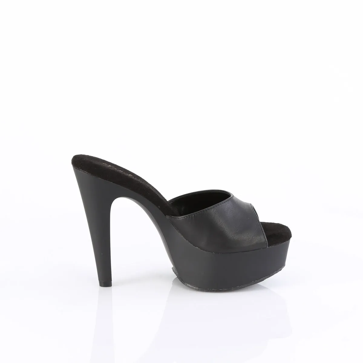 MARTINI-501 Fabulicious 5" Martini Black Faux Leather Sexy Shoes (High Heels)