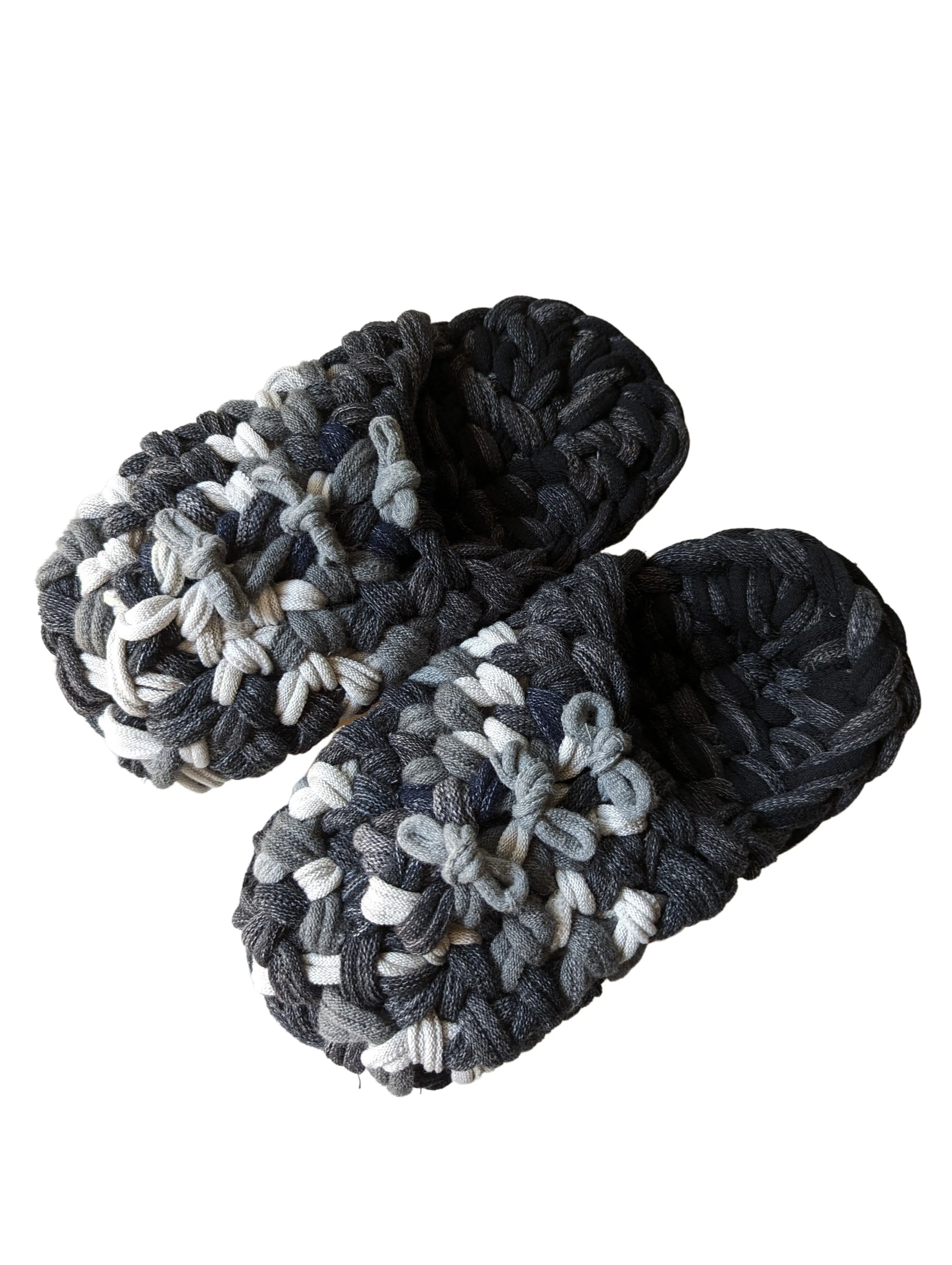Medium | Knit up-cycle slippers 2023-M01 [Medium]