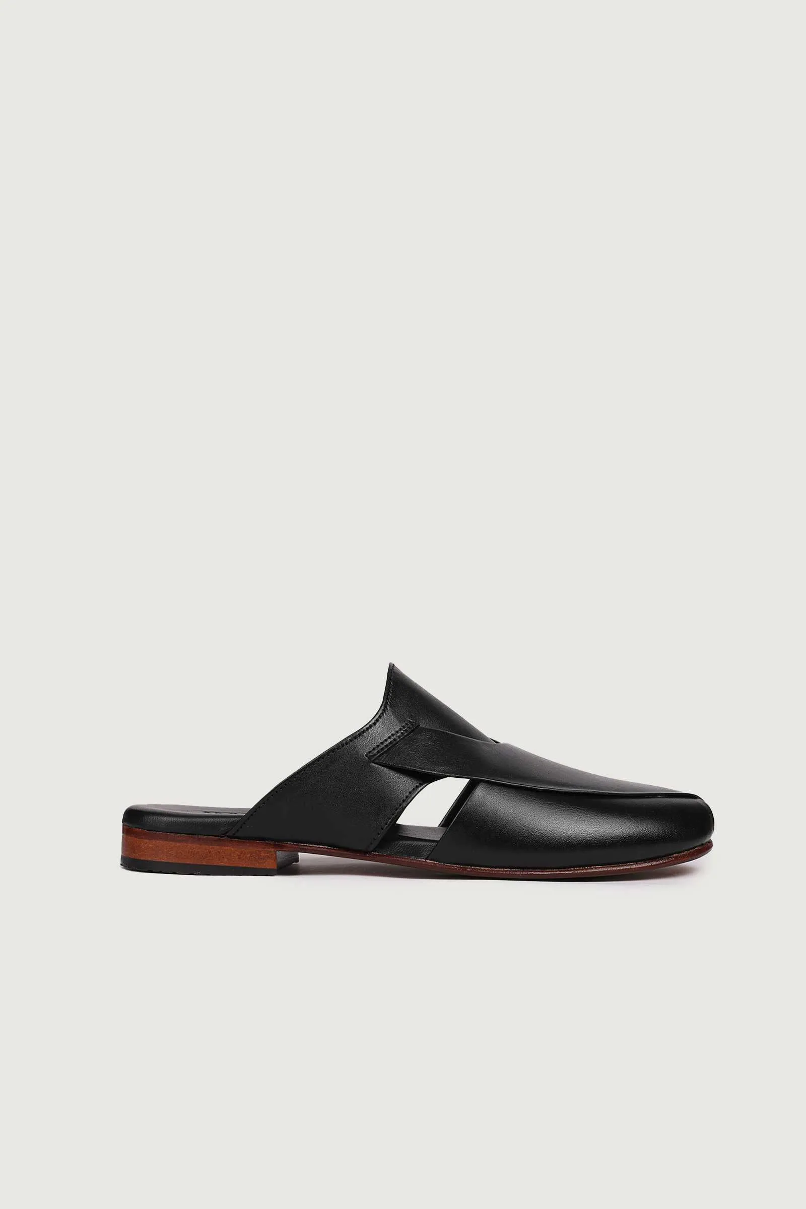 Men's Luxury Leather Peshawari Style Mules