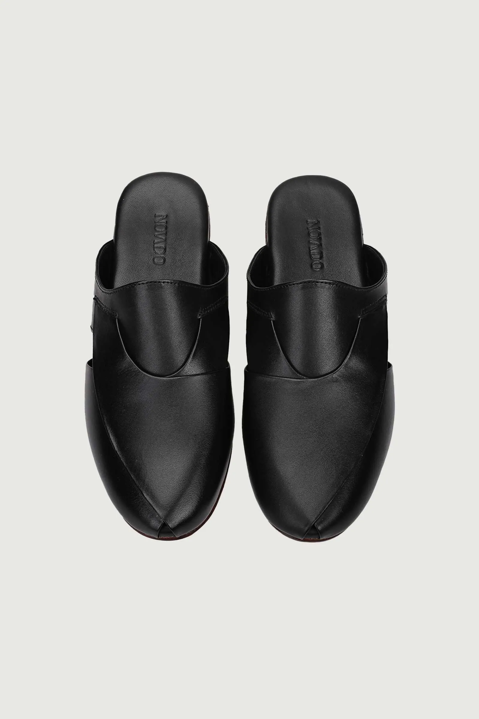 Men's Luxury Leather Peshawari Style Mules