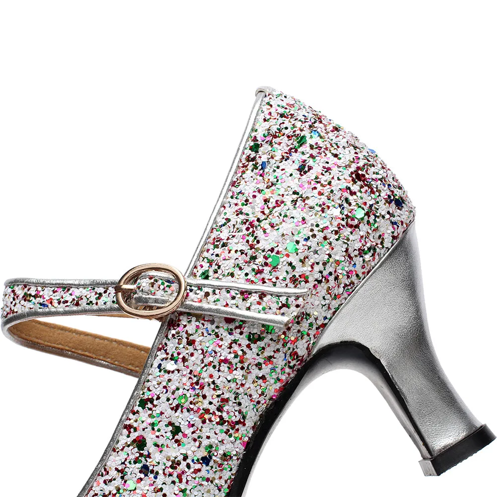 Mid Heel Party Character Dance Shoes for Women