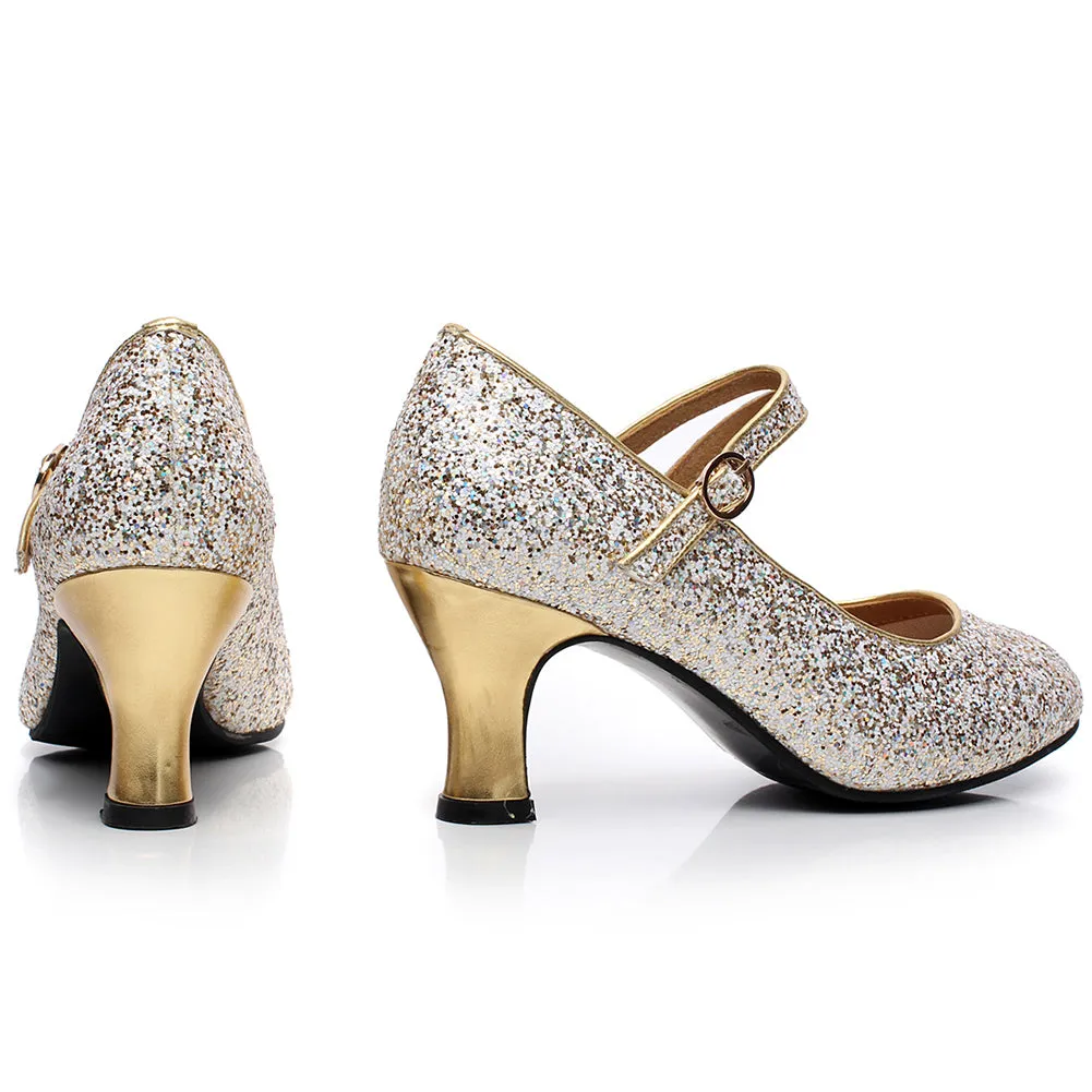 Mid Heel Party Character Dance Shoes for Women
