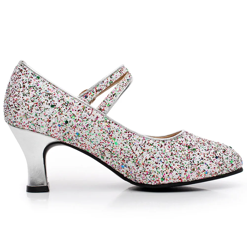 Mid Heel Party Character Dance Shoes for Women