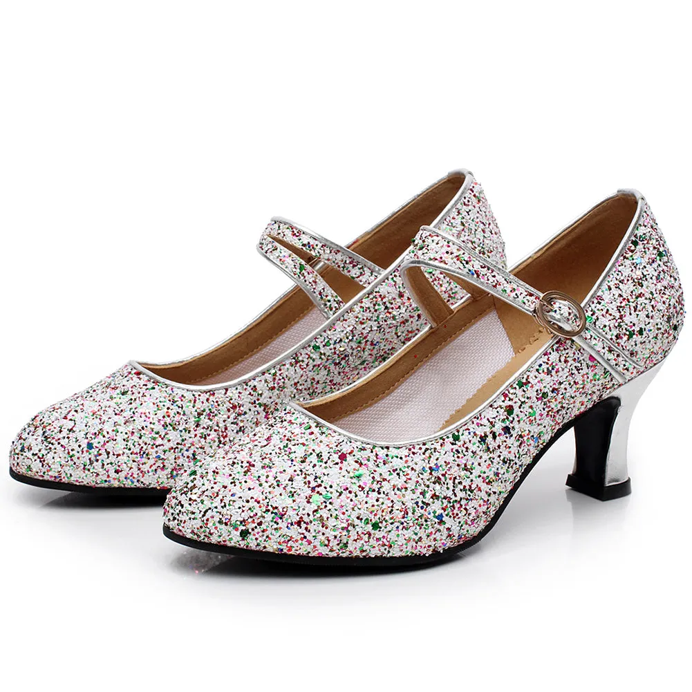 Mid Heel Party Character Dance Shoes for Women