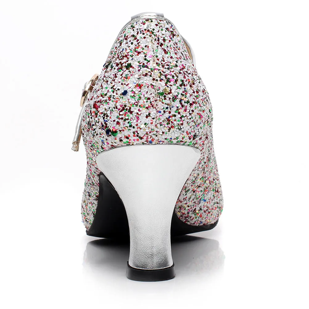Mid Heel Party Character Dance Shoes for Women