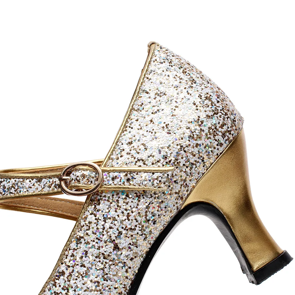 Mid Heel Party Character Dance Shoes for Women