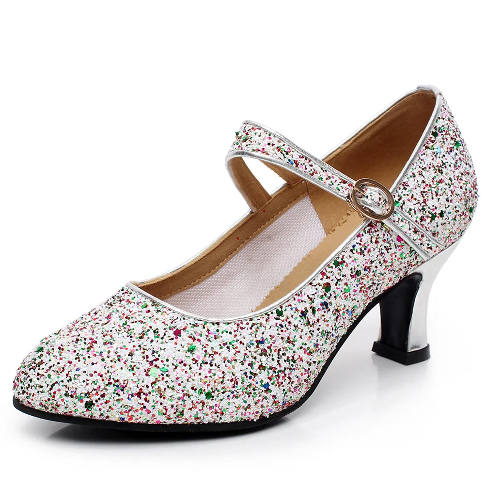Mid Heel Party Character Dance Shoes for Women