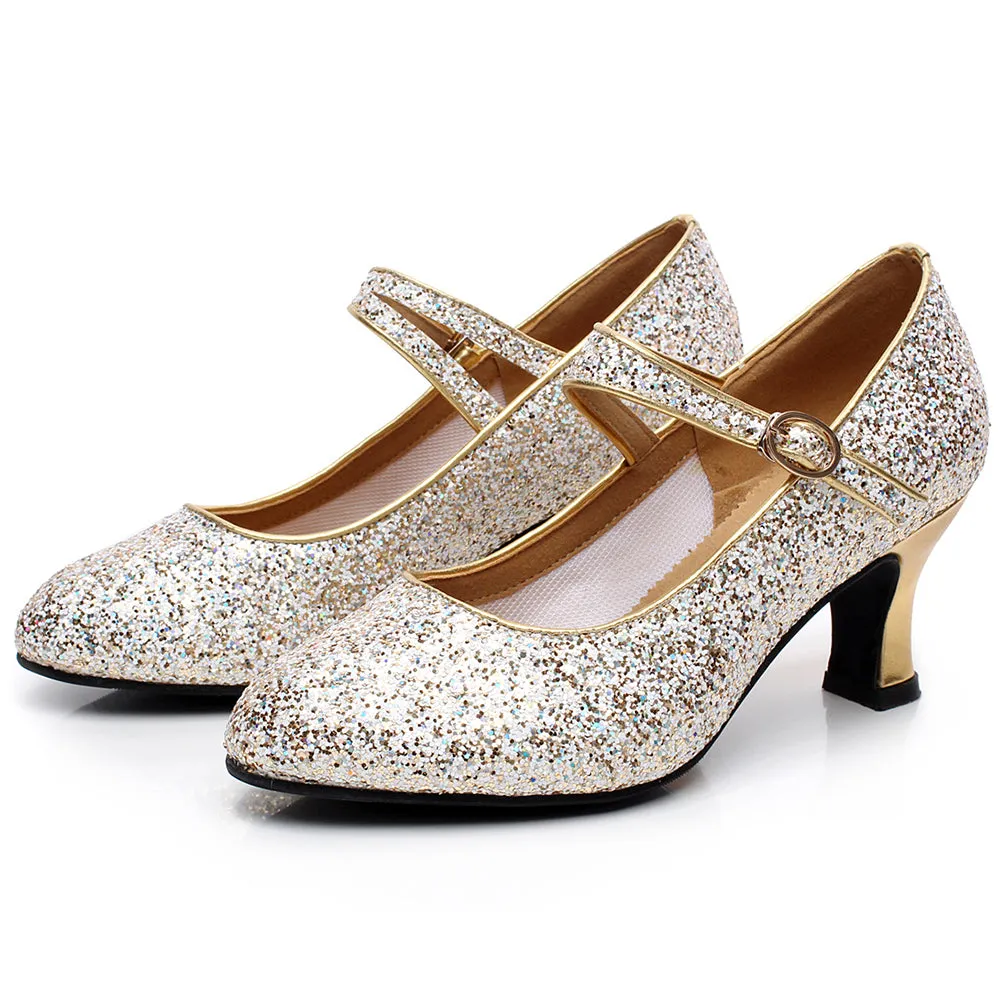 Mid Heel Party Character Dance Shoes for Women
