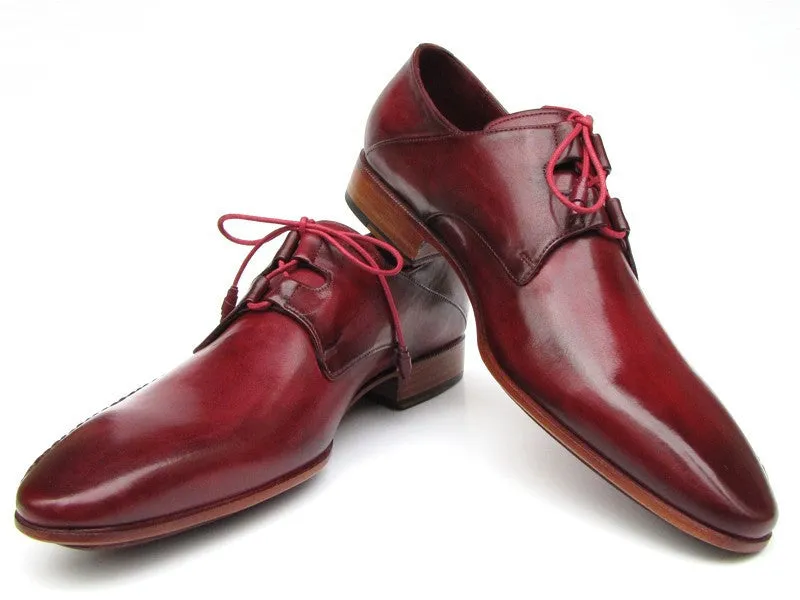 Paul Parkman Burgundy Handsewn Leather Dress Shoes