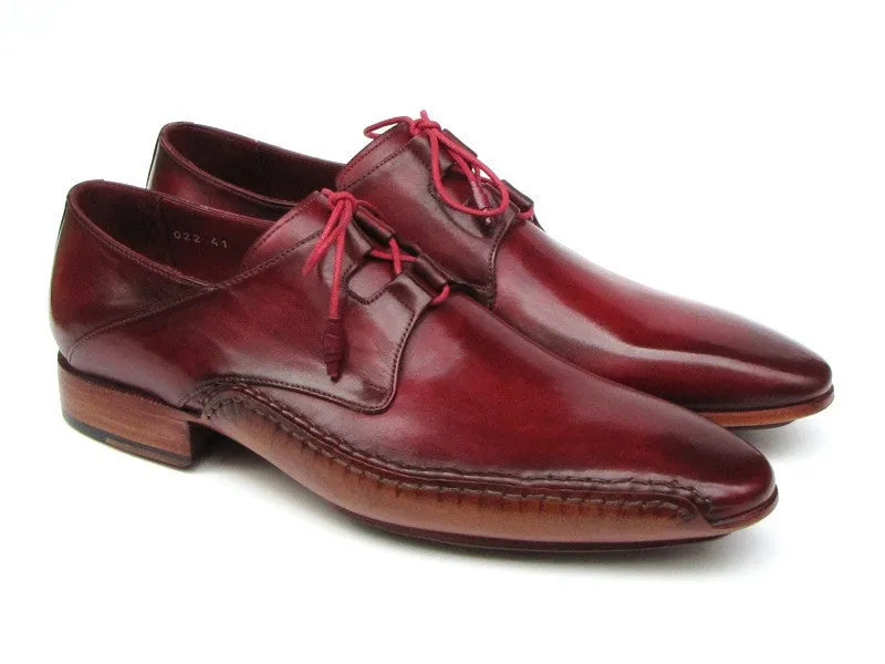 Paul Parkman Burgundy Handsewn Leather Dress Shoes