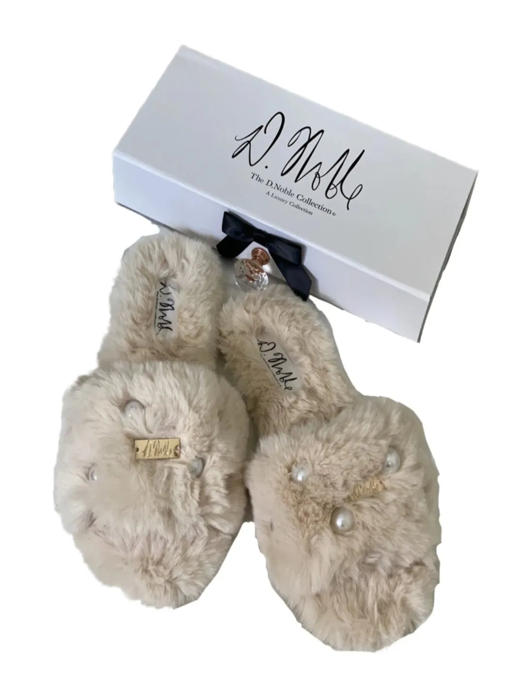 Pearl Faux- Fur Comfort Slippers