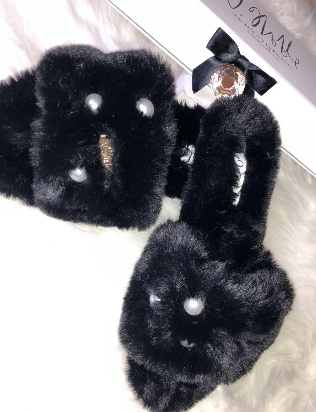 Pearl Faux- Fur Comfort Slippers