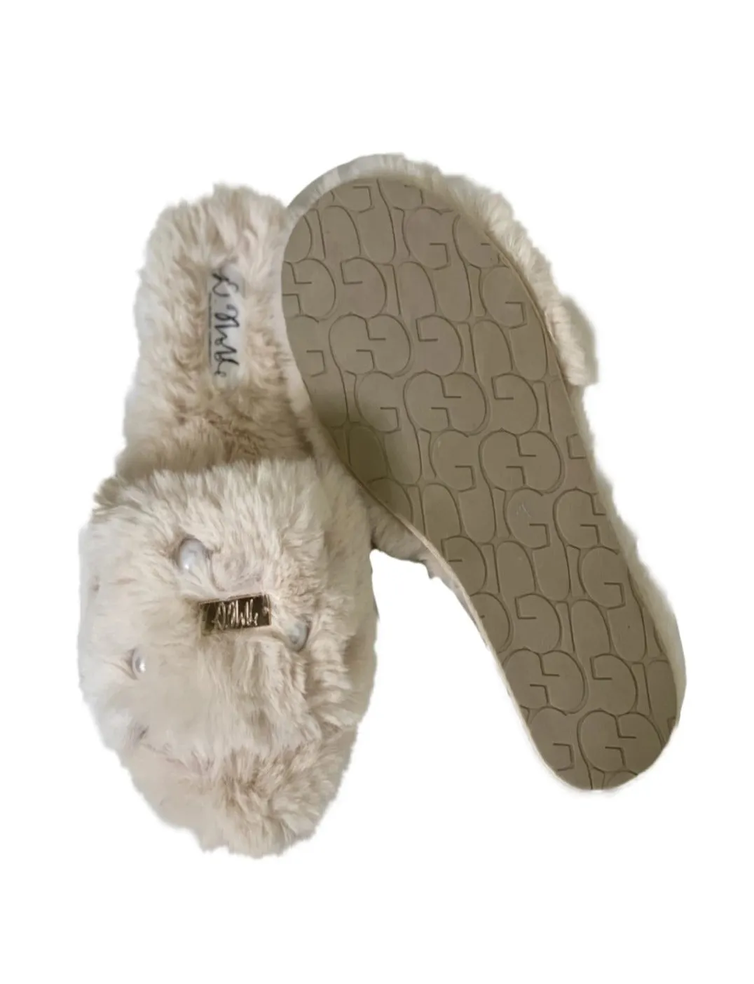Pearl Faux- Fur Comfort Slippers