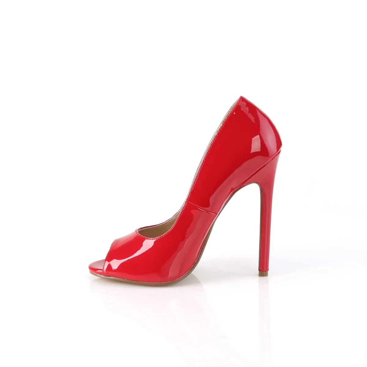 Peep Toe Red Sexy Stilettos