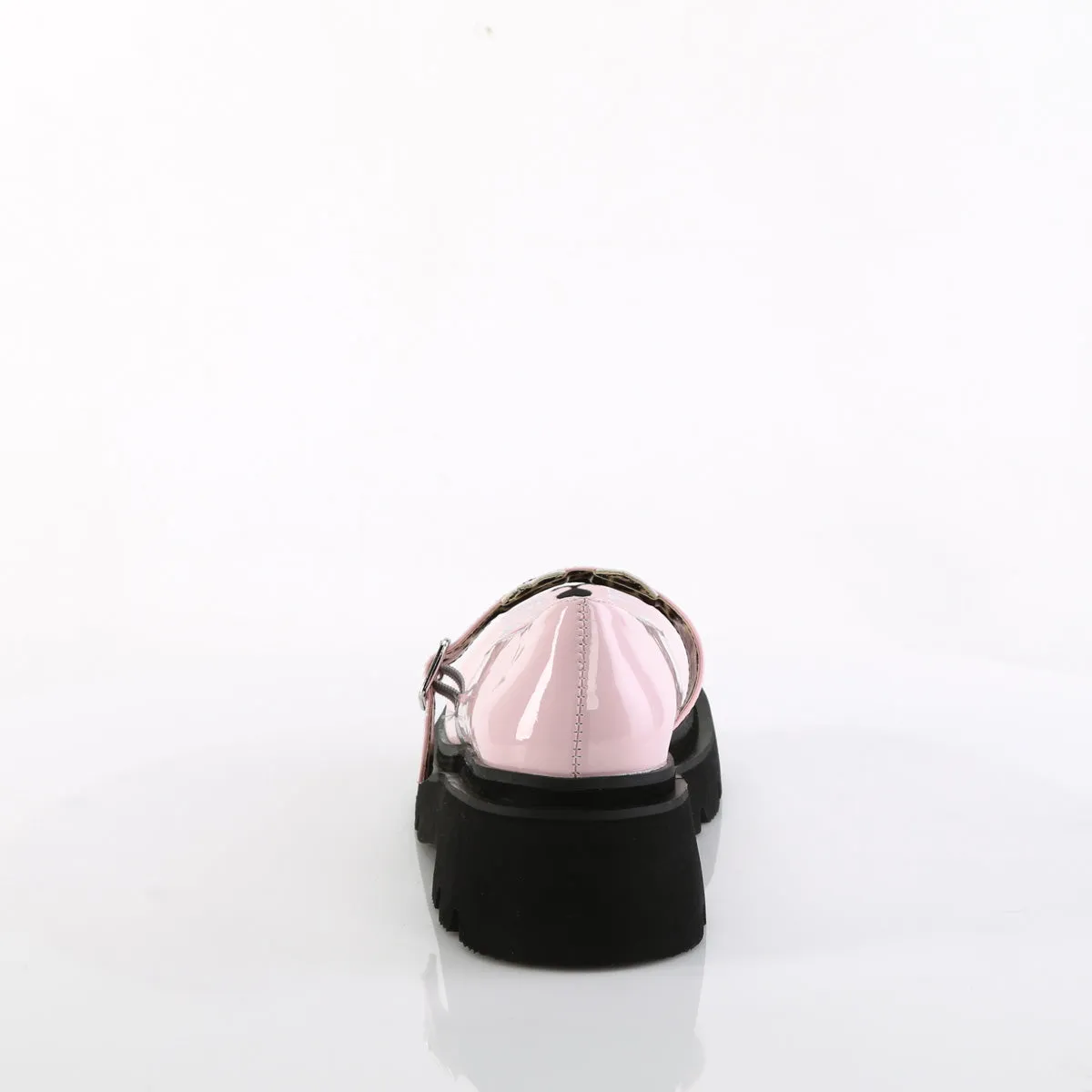 RENEGADE-56 DemoniaCult Baby Pink Patent Sexy Women's Heels & Platform Shoes (Alternative Footwear)