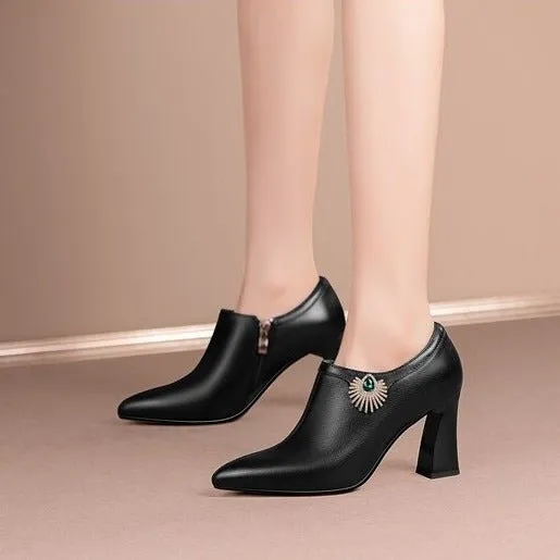 Royvane Elegance Slip Heels
