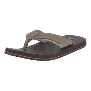 Sanuk Men's Flip Flops - Beer Cozy 2 Sandals Brindle | SMS10868-BNDL