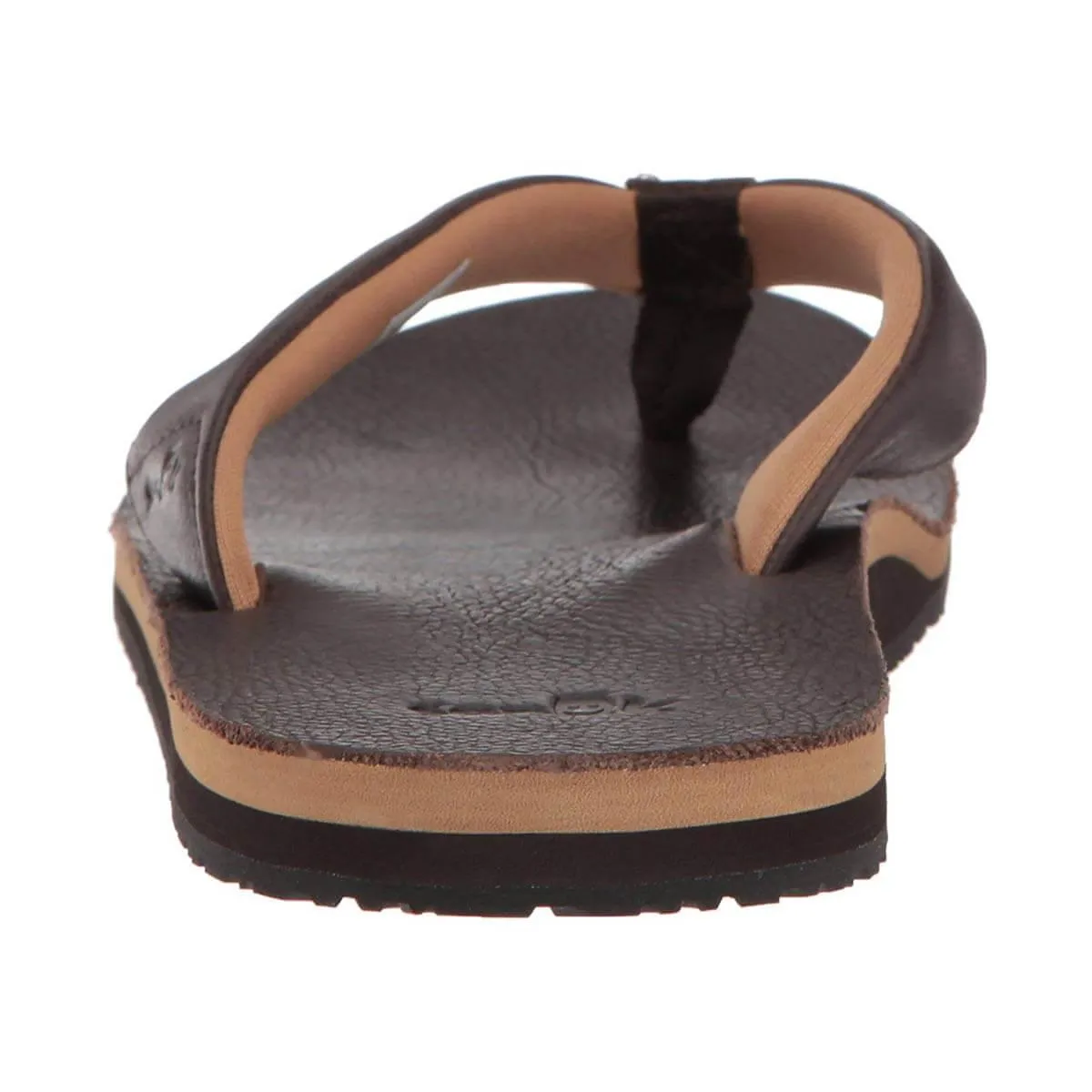 Sanuk Men's Flip Flops - John Doe 2 Sandals Dark Brown | 1019491-DKB