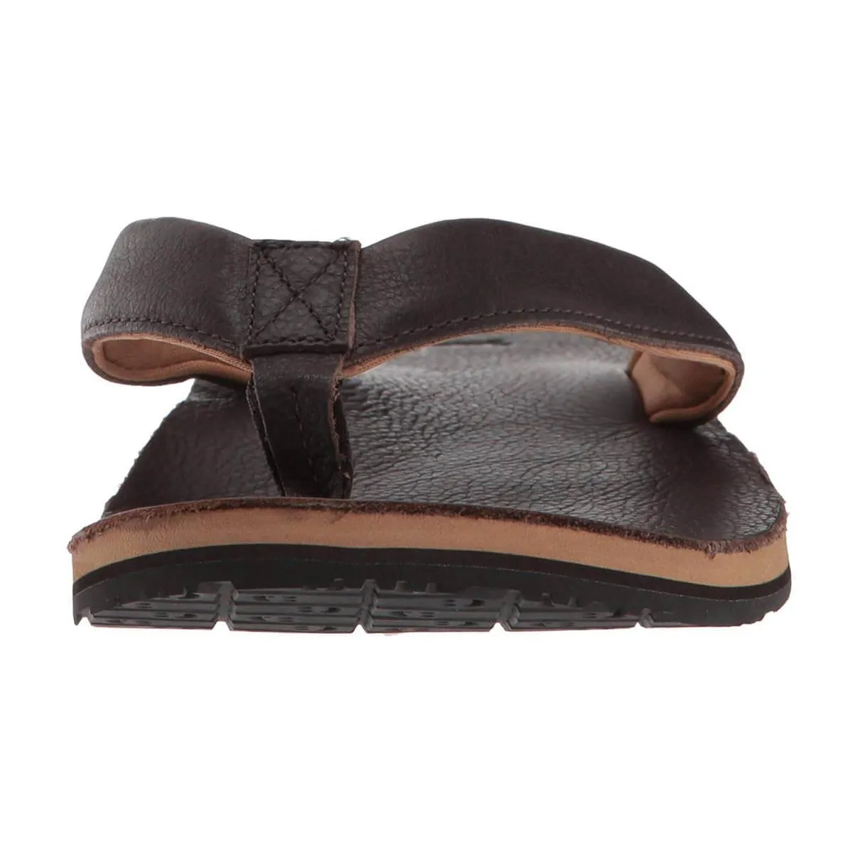 Sanuk Men's Flip Flops - John Doe 2 Sandals Dark Brown | 1019491-DKB