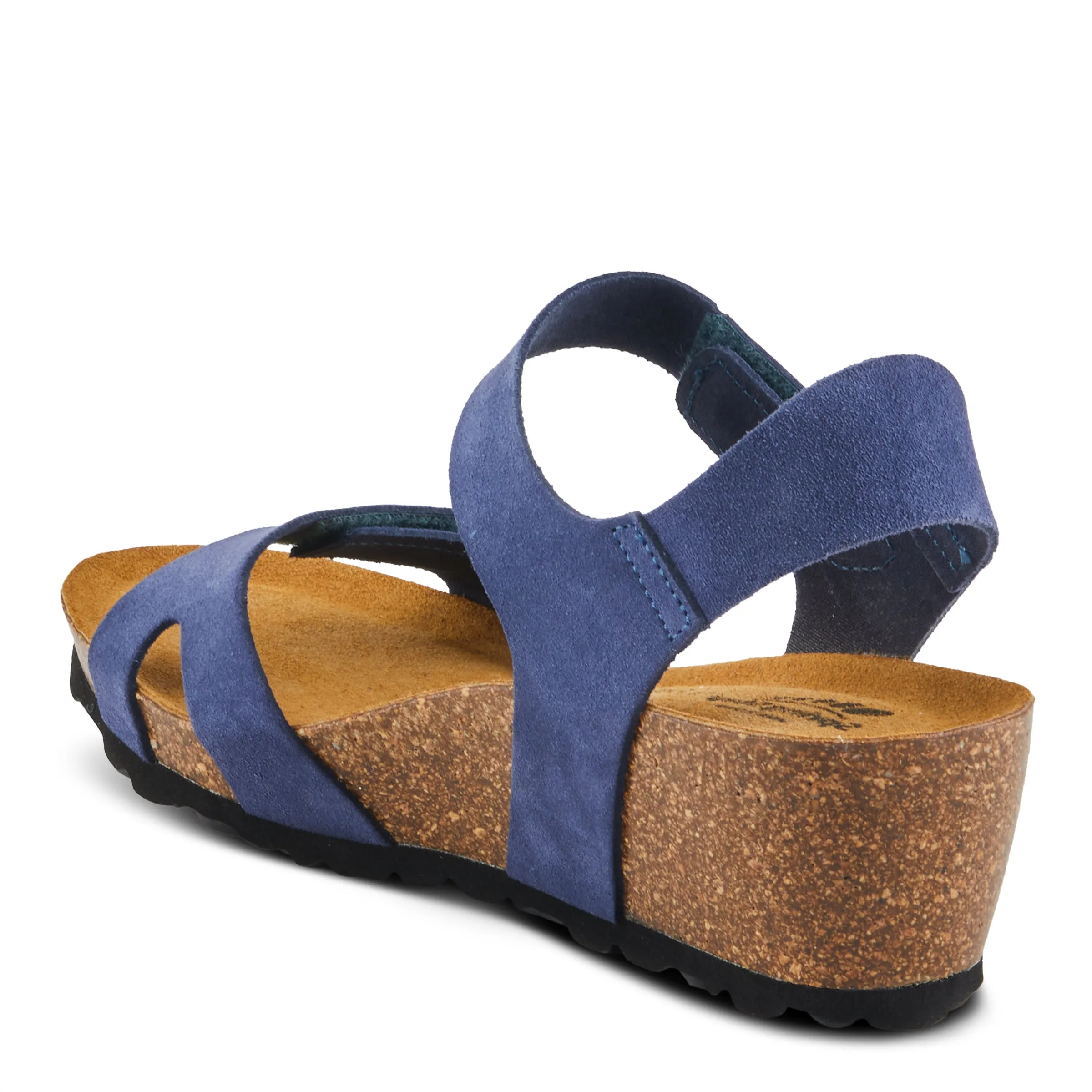 Spring Step Shoes Babybell Women’s Suede Wedge Sandals 2" Heel