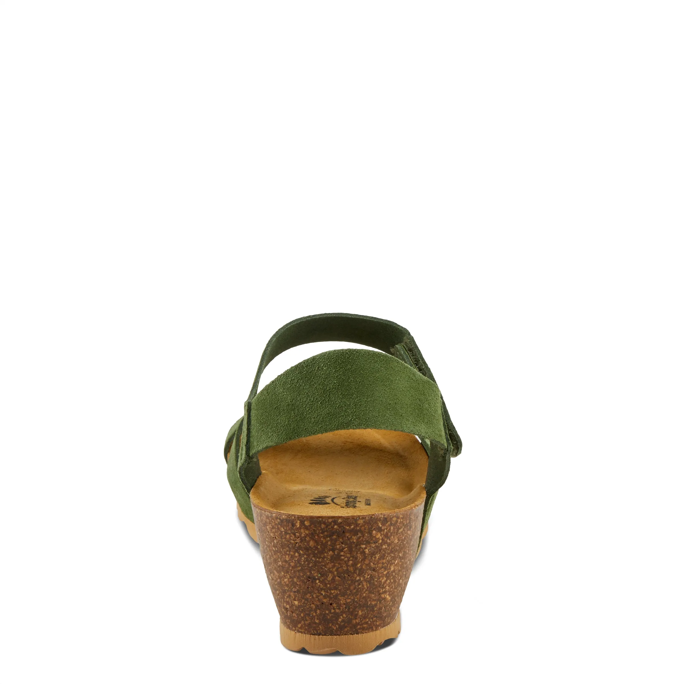 Spring Step Shoes Babybell Women’s Suede Wedge Sandals 2" Heel