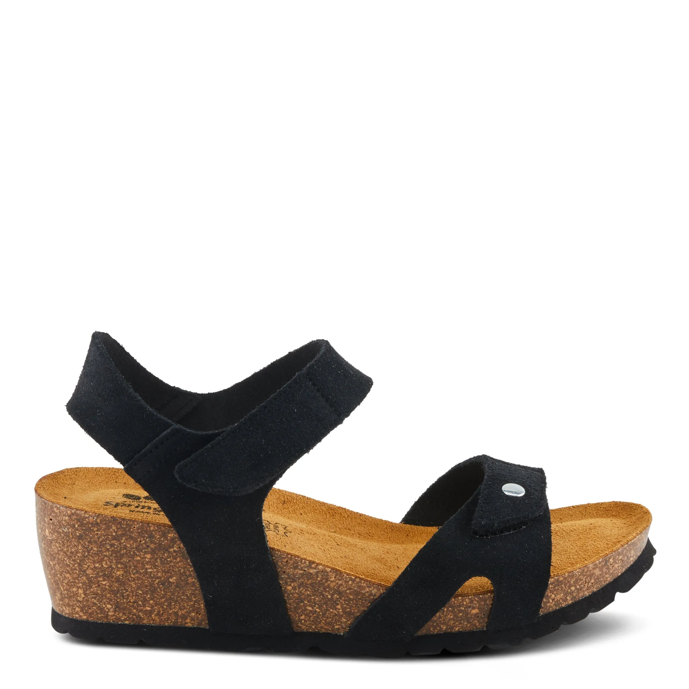 Spring Step Shoes Babybell Women’s Suede Wedge Sandals 2" Heel