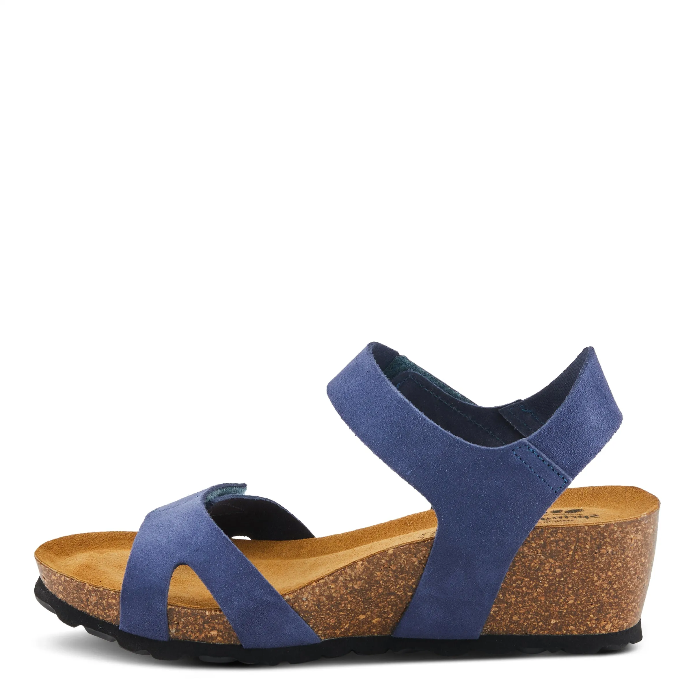 Spring Step Shoes Babybell Women’s Suede Wedge Sandals 2" Heel