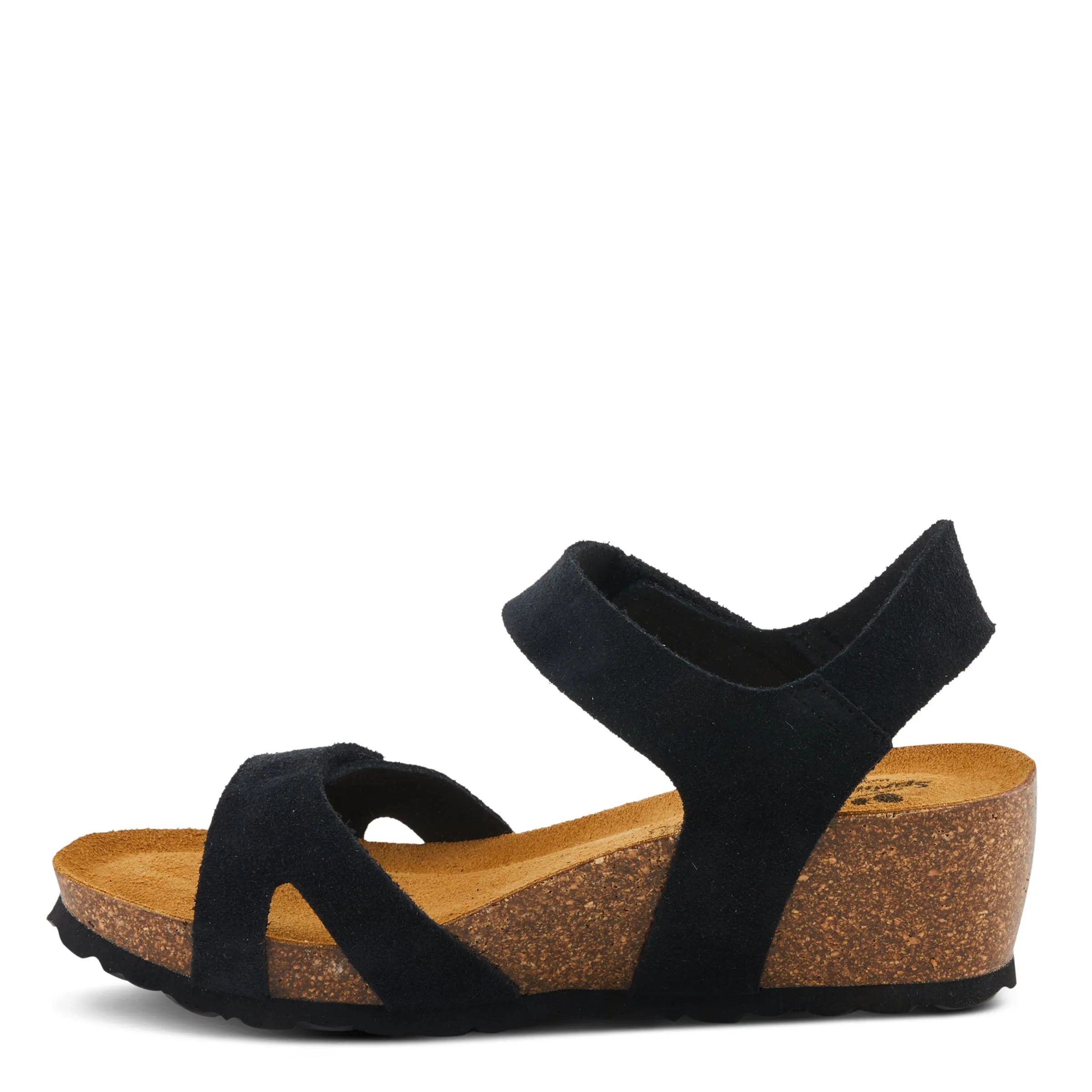 Spring Step Shoes Babybell Women’s Suede Wedge Sandals 2" Heel