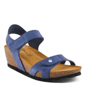 Spring Step Shoes Babybell Women’s Suede Wedge Sandals 2" Heel