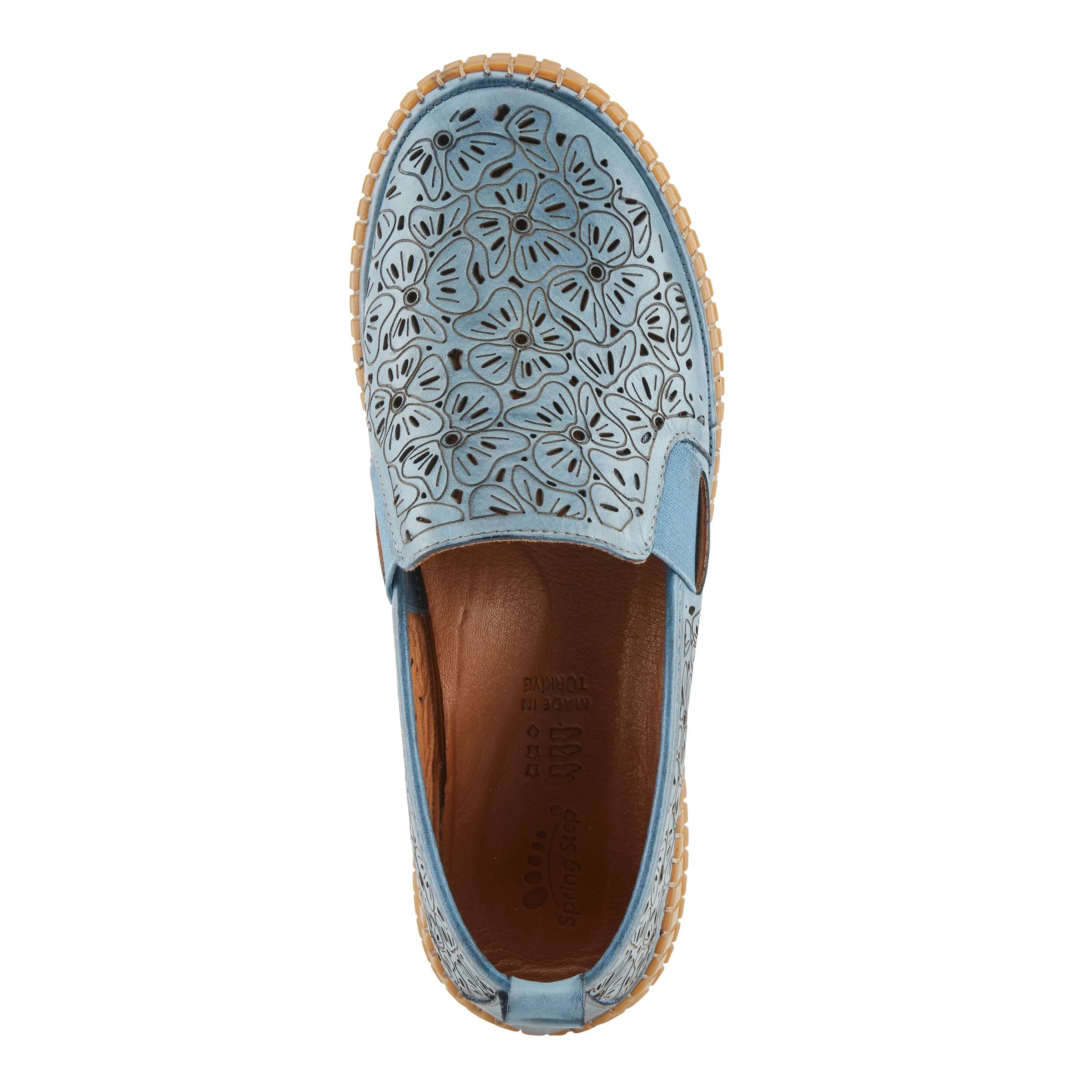 Spring Step Shoes Jookin Women’s Leather Slip On Shoes 1.5" Heel