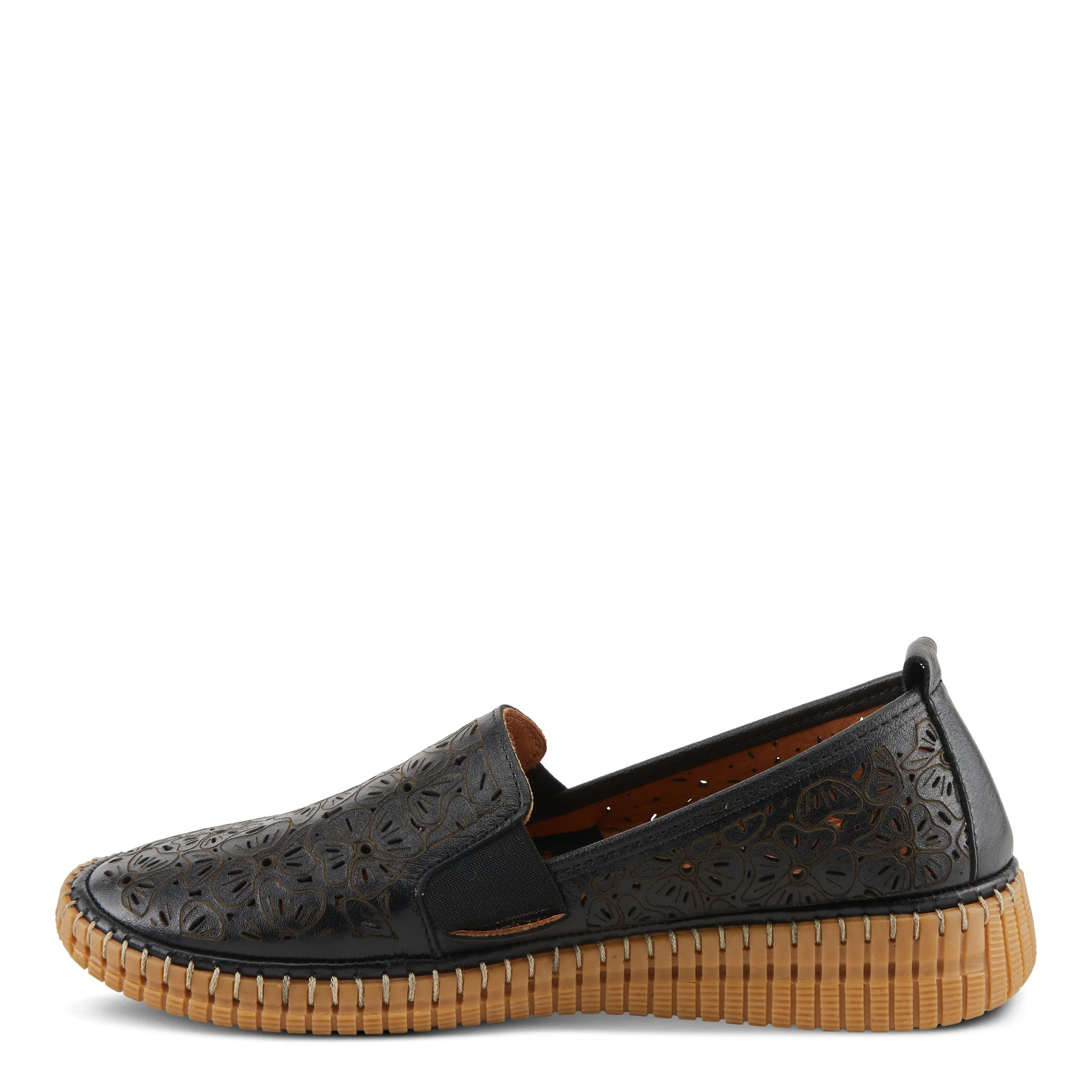 Spring Step Shoes Jookin Women’s Leather Slip On Shoes 1.5" Heel