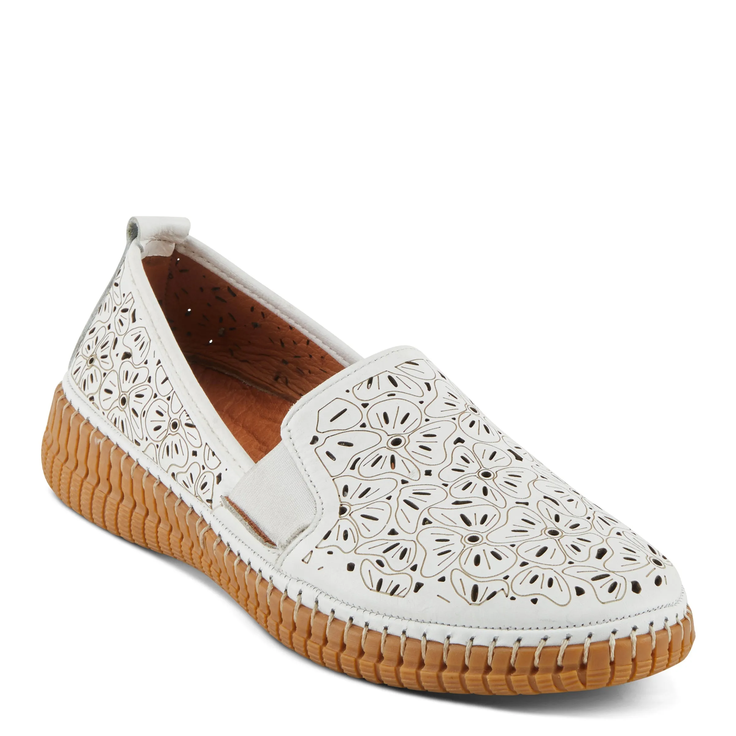 Spring Step Shoes Jookin Women’s Leather Slip On Shoes 1.5" Heel