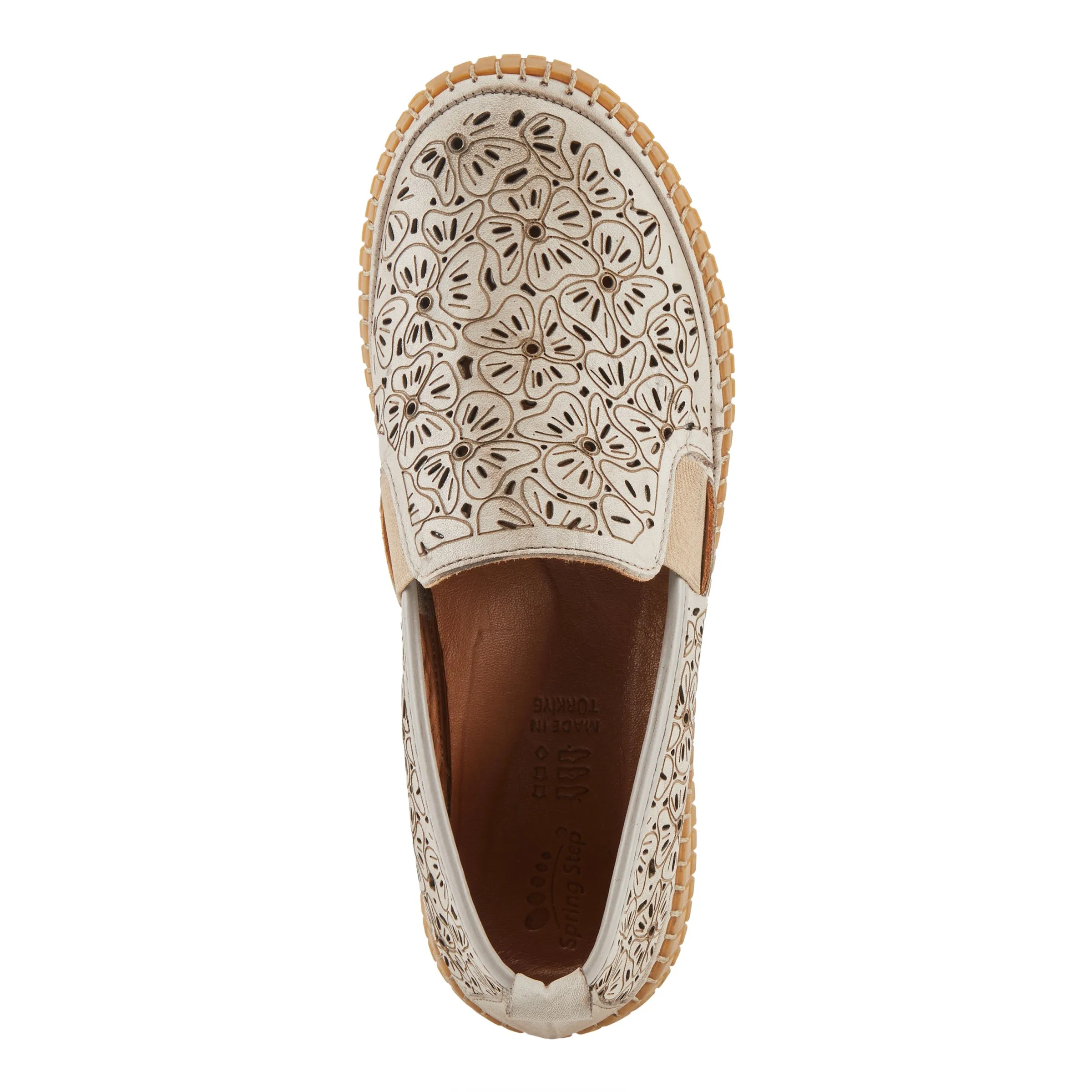 Spring Step Shoes Jookin Women’s Leather Slip On Shoes 1.5" Heel