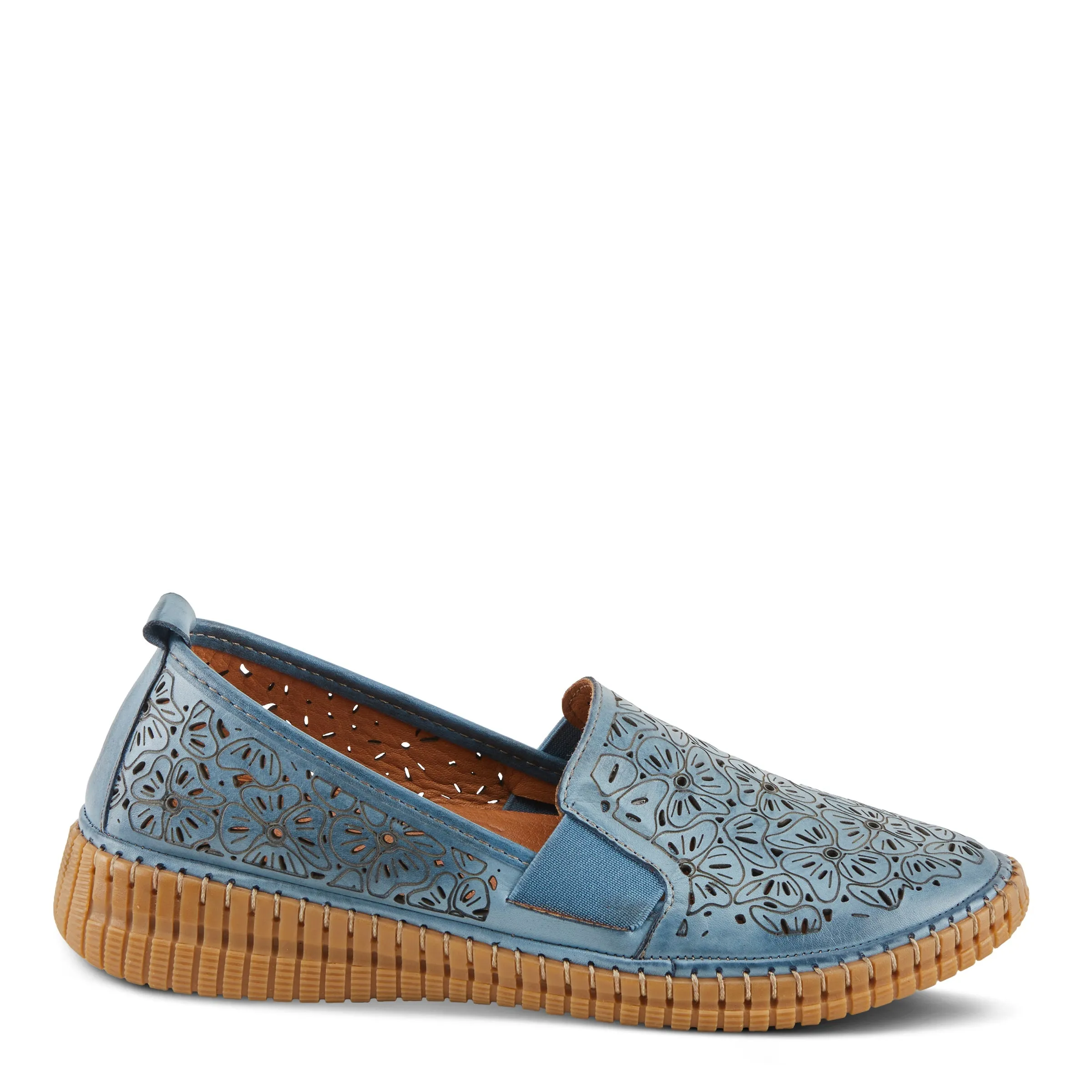 Spring Step Shoes Jookin Women’s Leather Slip On Shoes 1.5" Heel