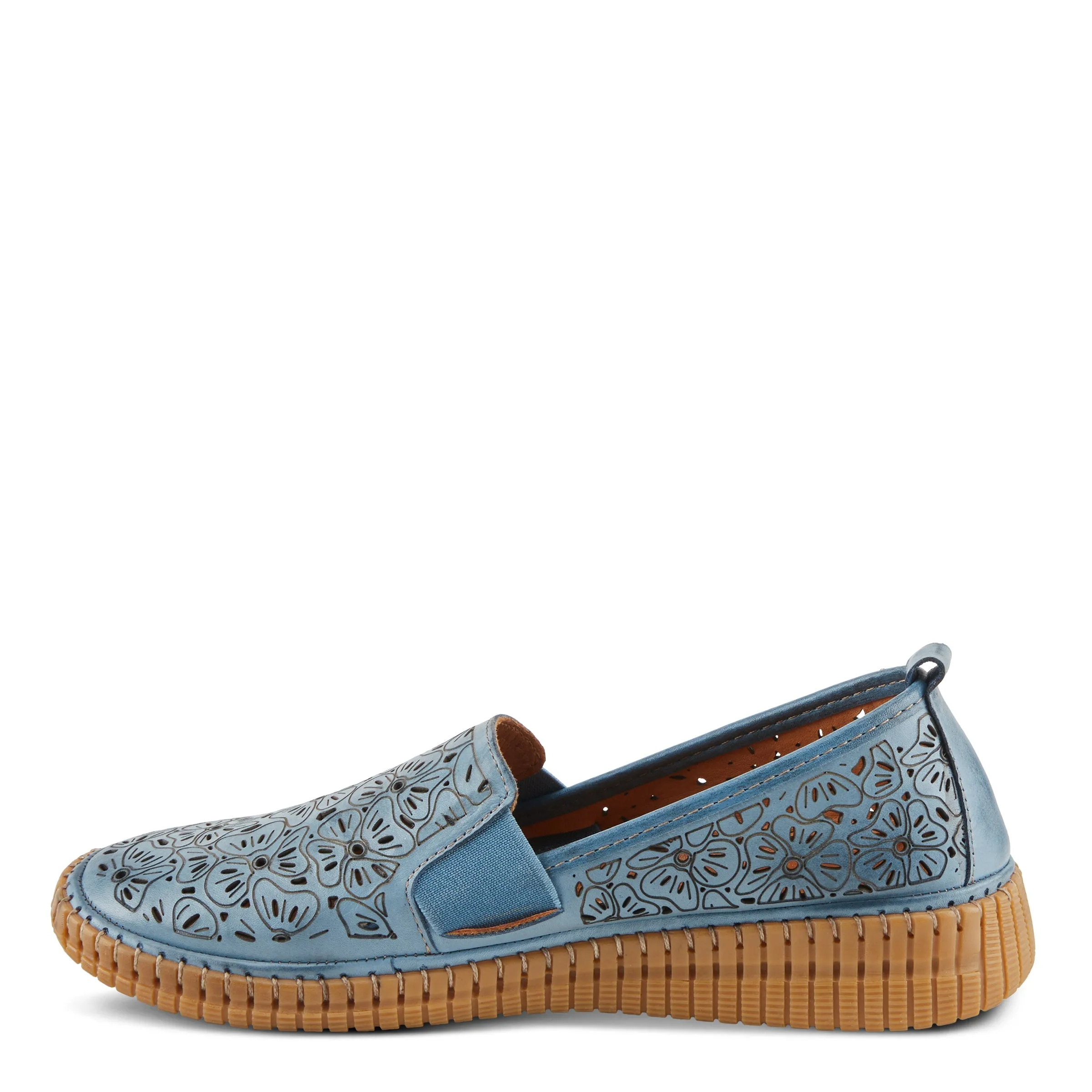 Spring Step Shoes Jookin Women’s Leather Slip On Shoes 1.5" Heel