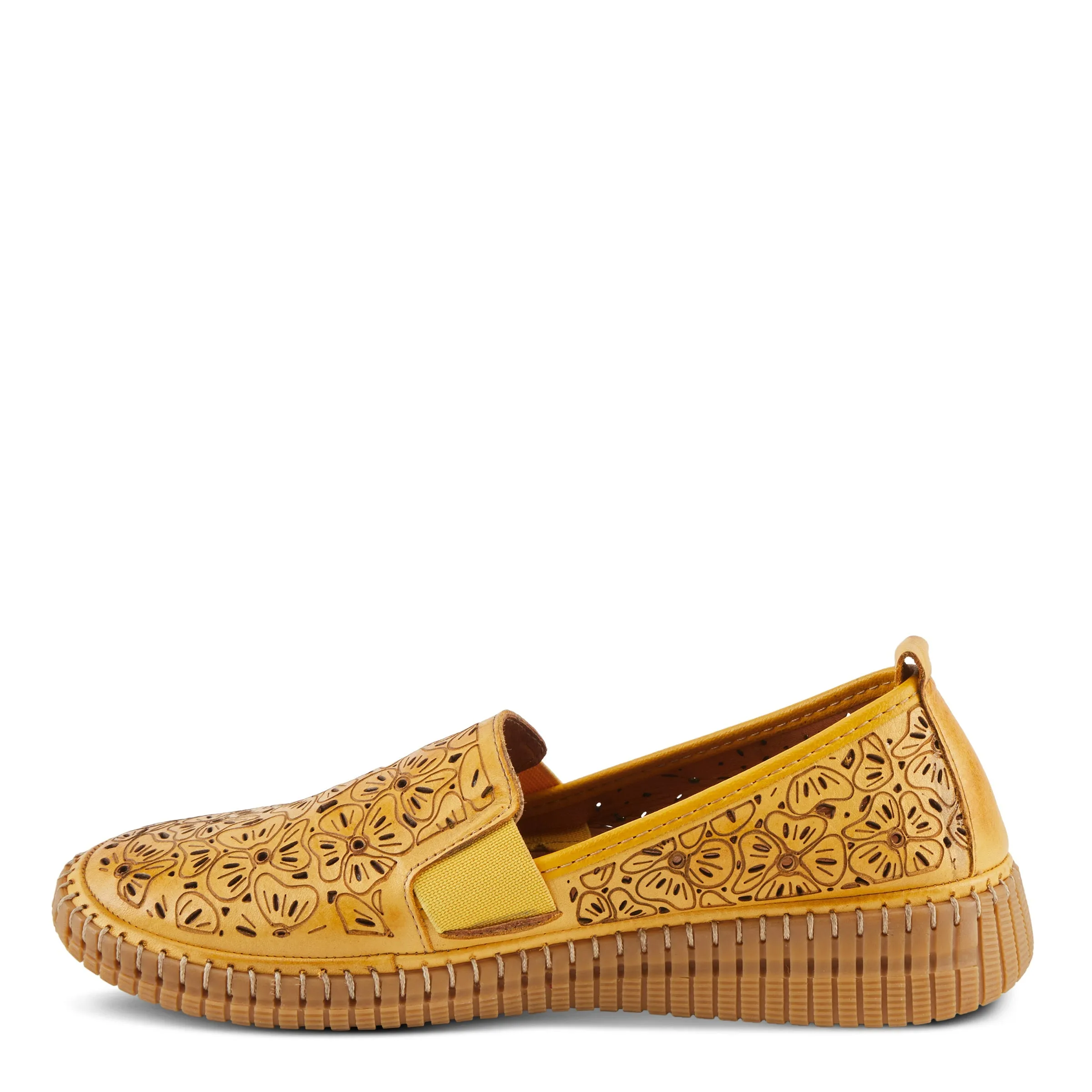 Spring Step Shoes Jookin Women’s Leather Slip On Shoes 1.5" Heel