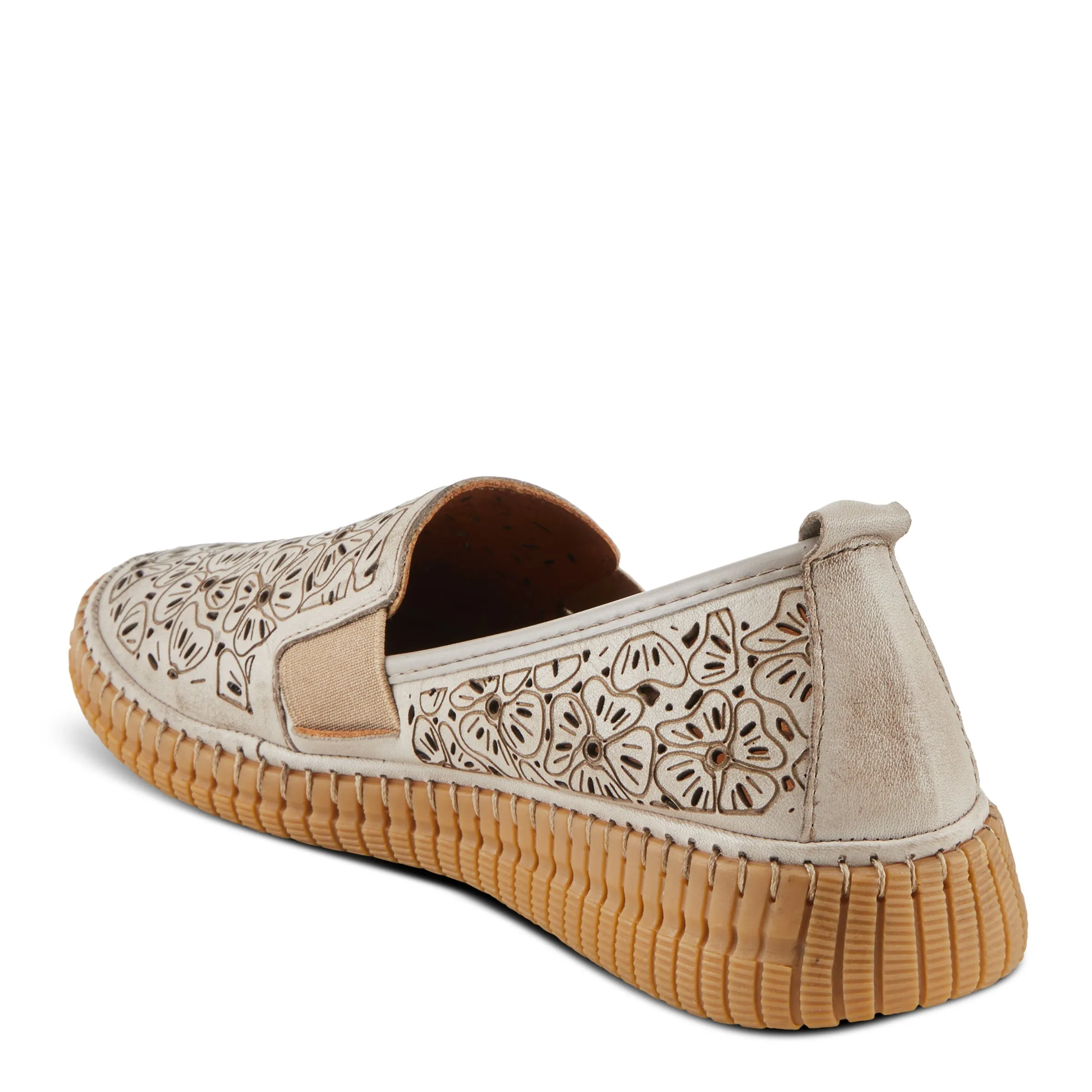 Spring Step Shoes Jookin Women’s Leather Slip On Shoes 1.5" Heel