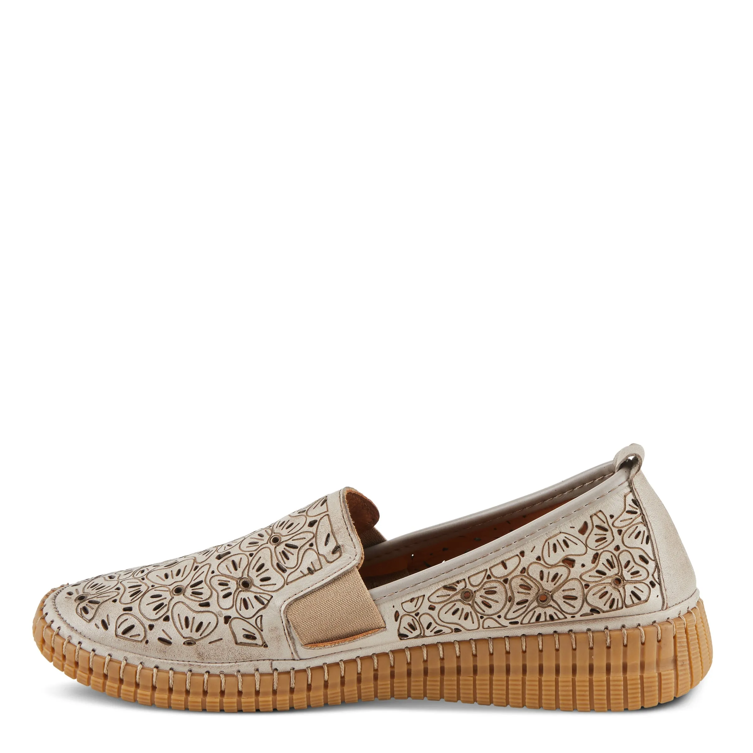 Spring Step Shoes Jookin Women’s Leather Slip On Shoes 1.5" Heel