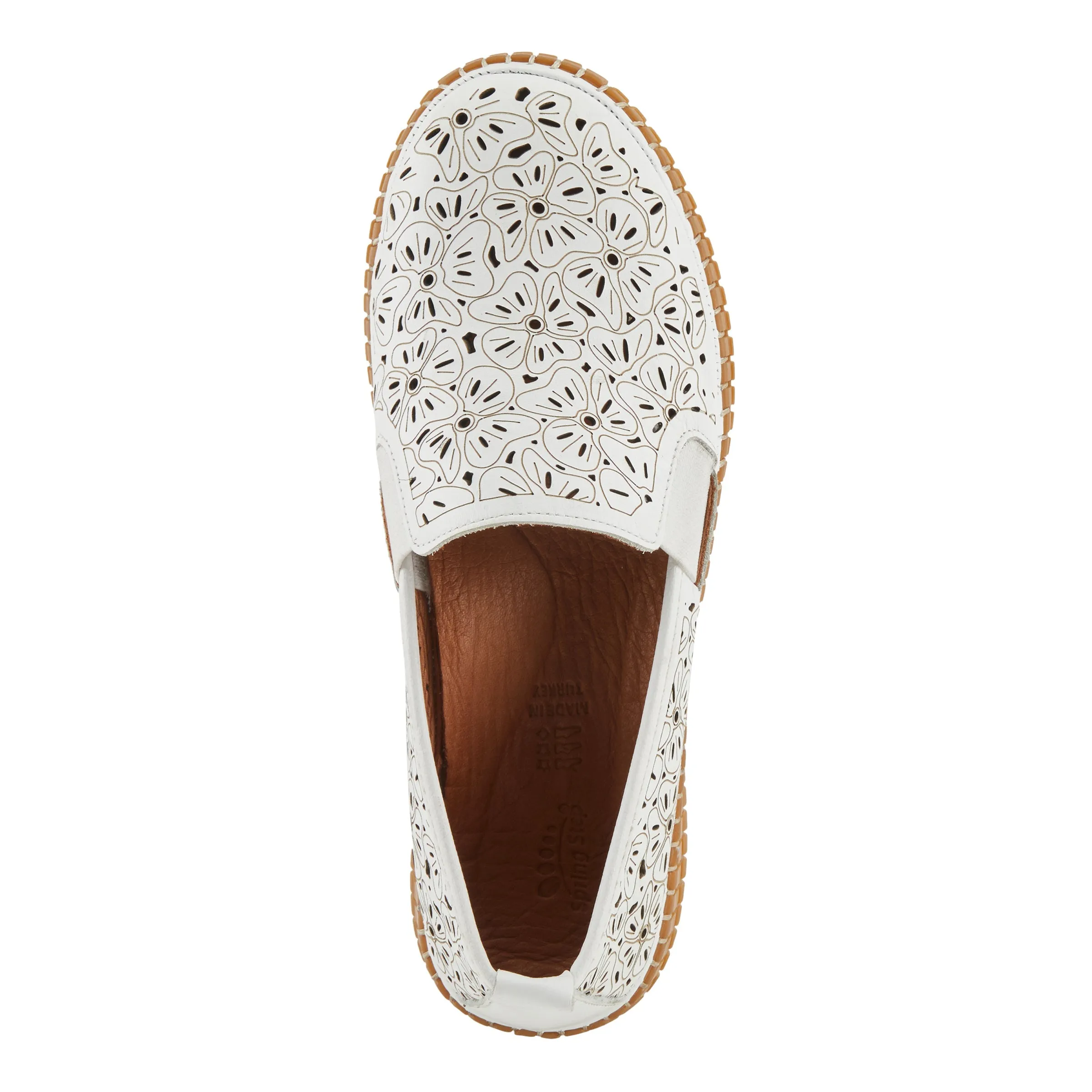 Spring Step Shoes Jookin Women’s Leather Slip On Shoes 1.5" Heel
