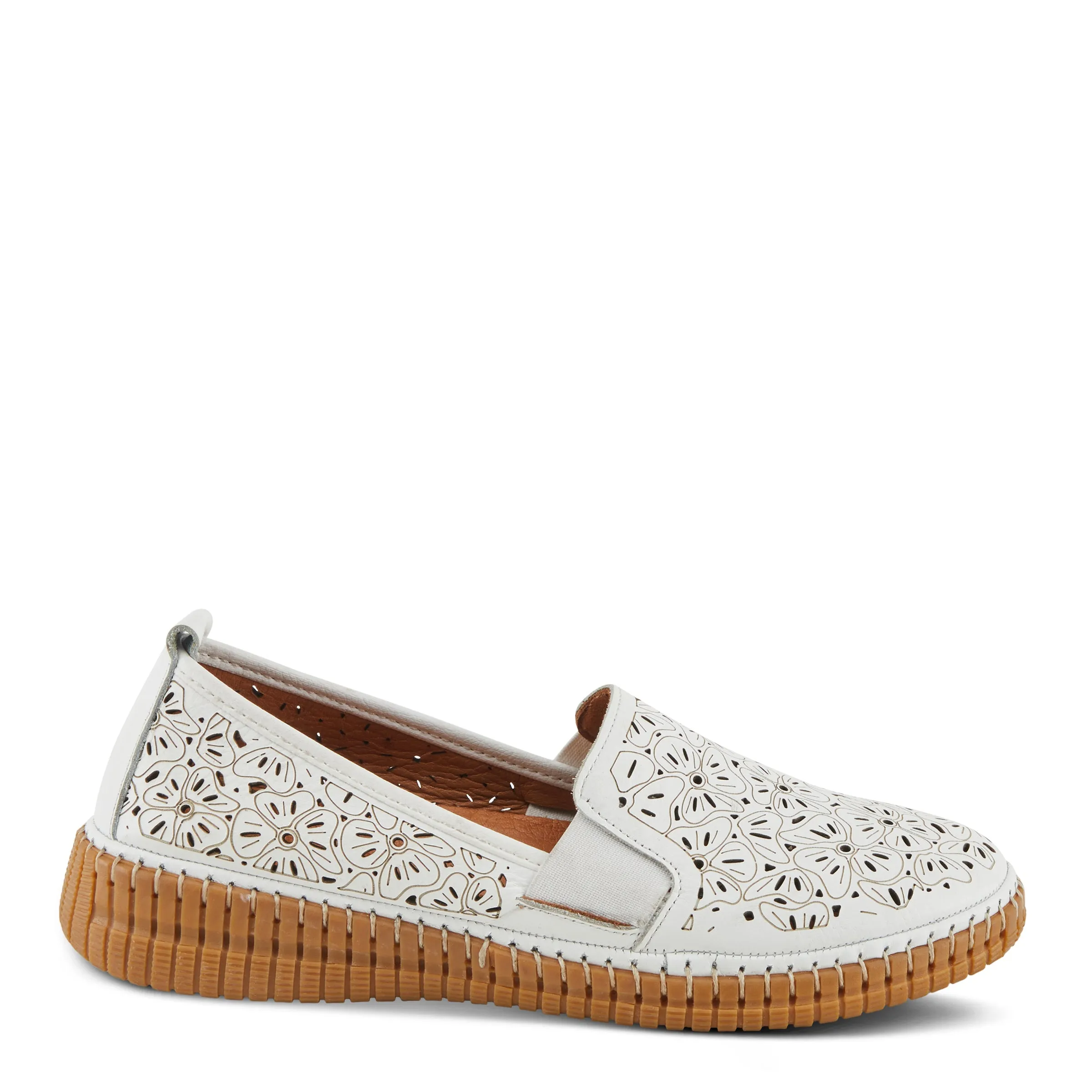 Spring Step Shoes Jookin Women’s Leather Slip On Shoes 1.5" Heel