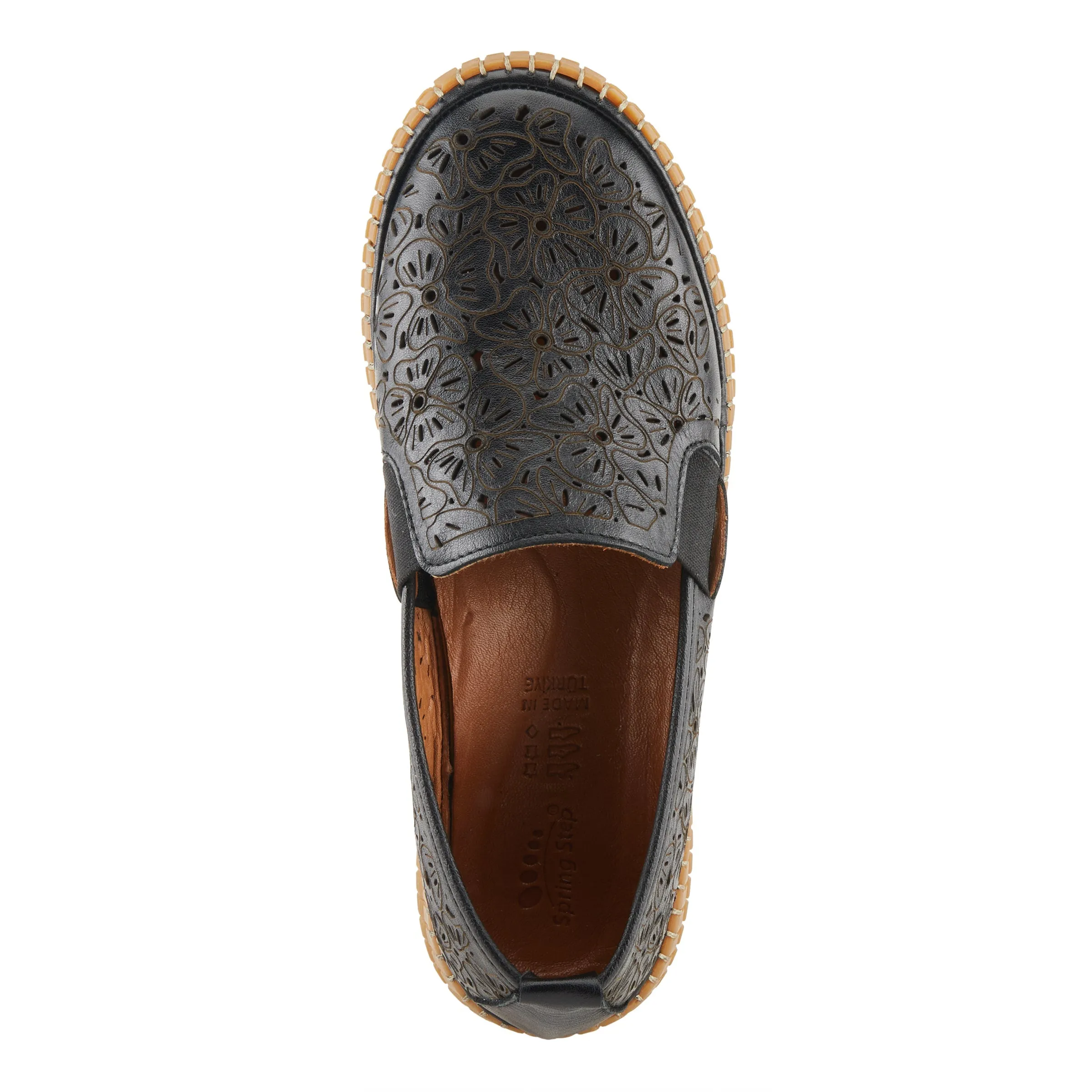 Spring Step Shoes Jookin Women’s Leather Slip On Shoes 1.5" Heel