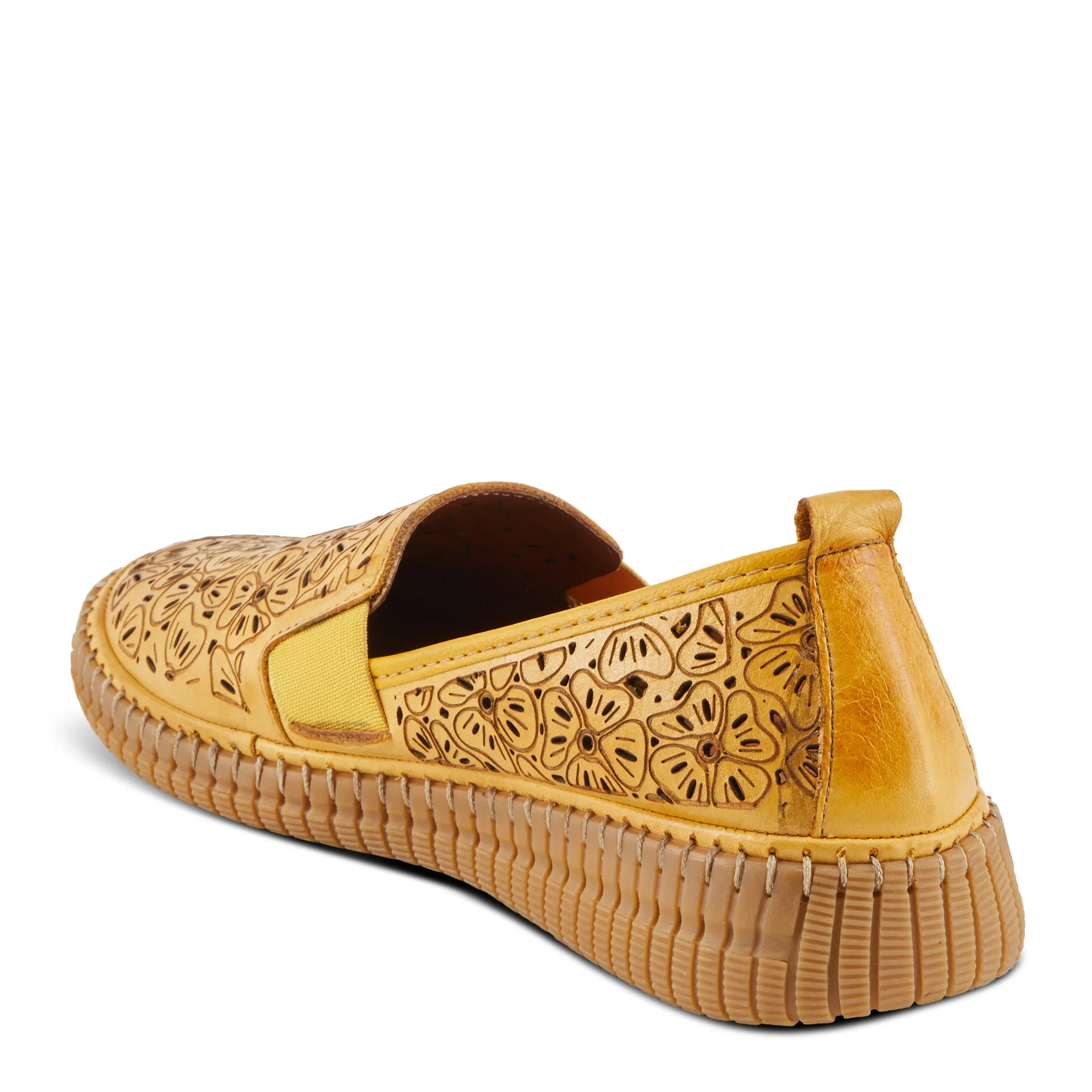 Spring Step Shoes Jookin Women’s Leather Slip On Shoes 1.5" Heel
