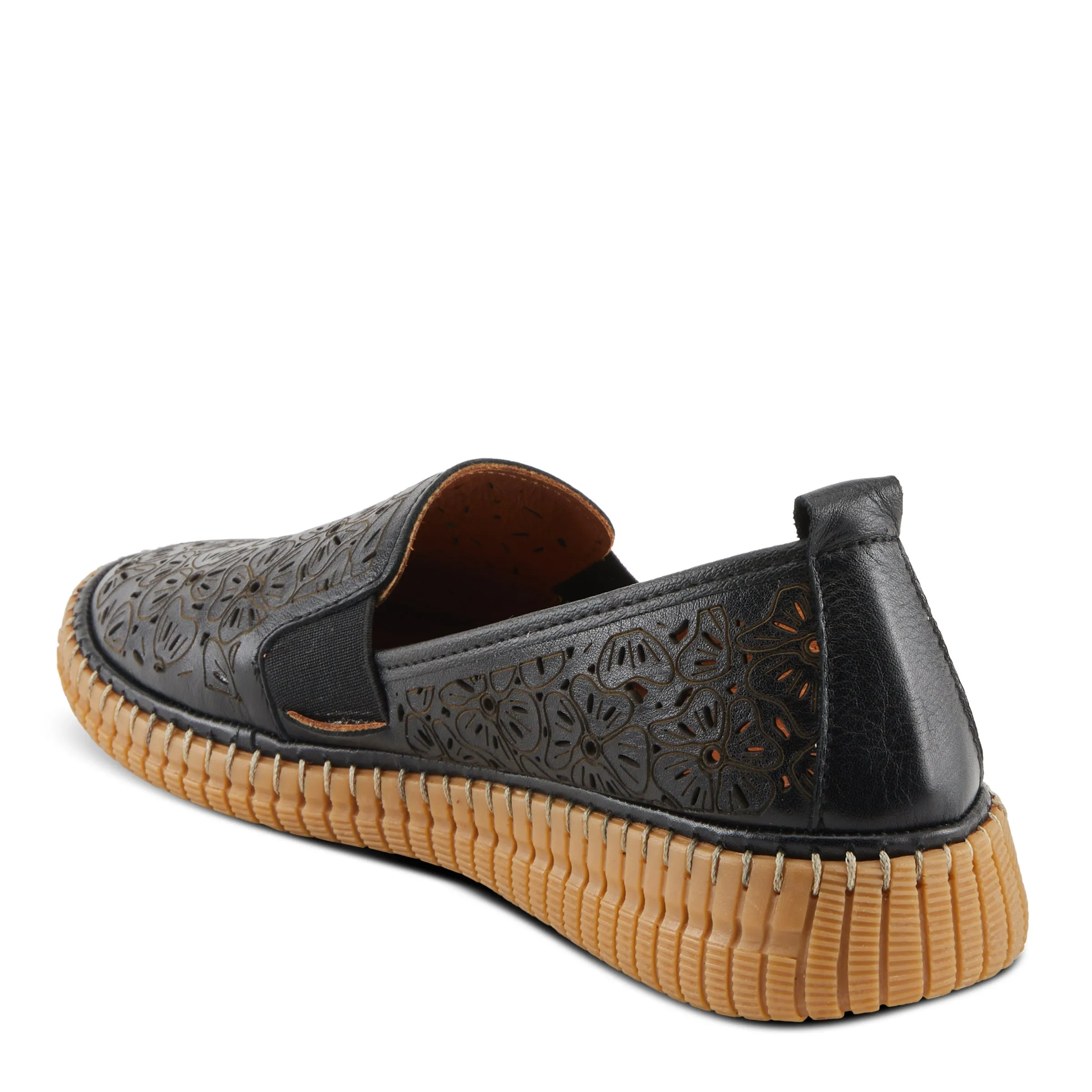 Spring Step Shoes Jookin Women’s Leather Slip On Shoes 1.5" Heel