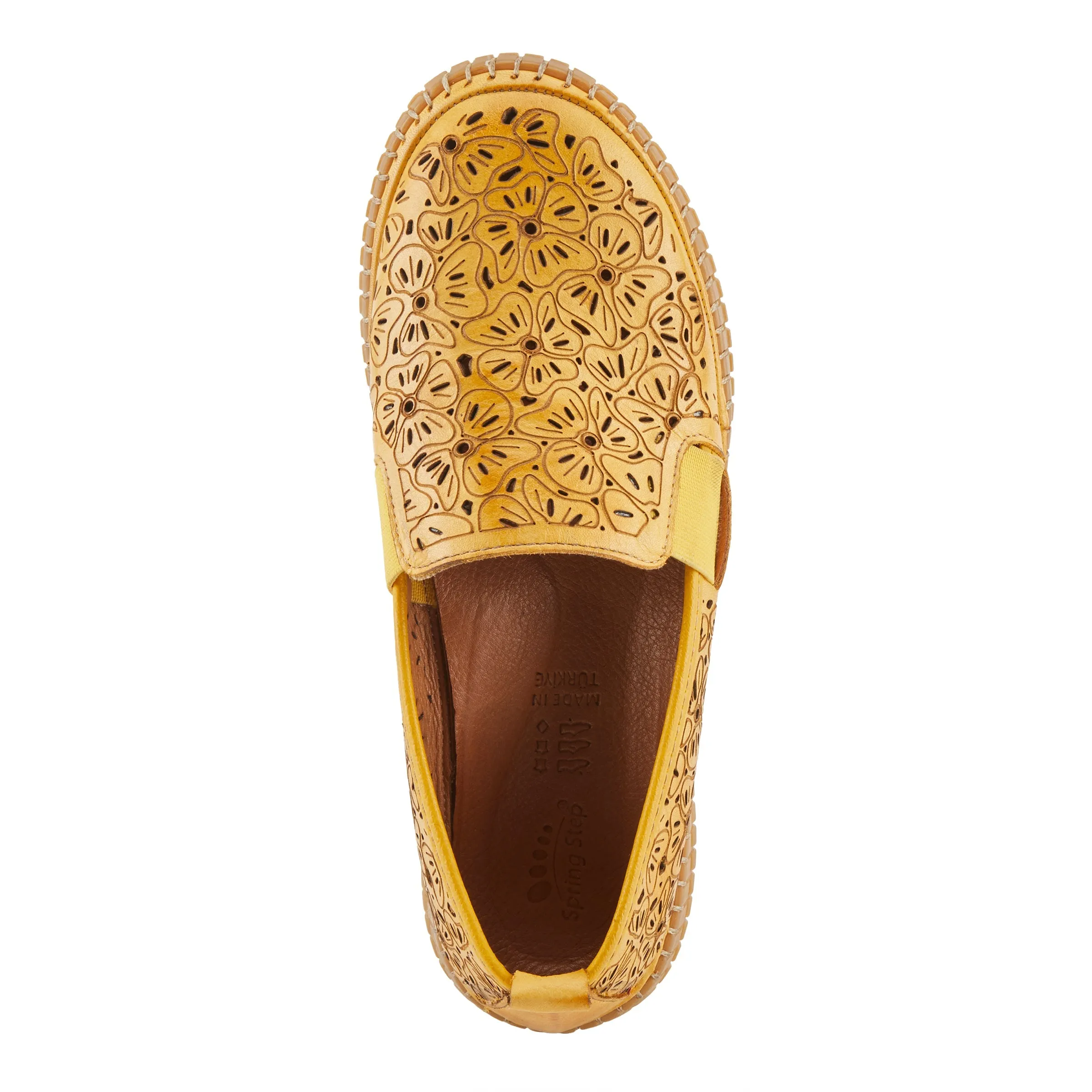 Spring Step Shoes Jookin Women’s Leather Slip On Shoes 1.5" Heel