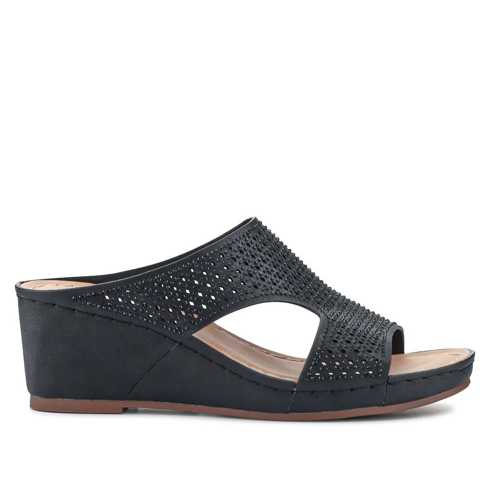 Tall Wedge Heel Mules - BAIZH41016 / 327 100