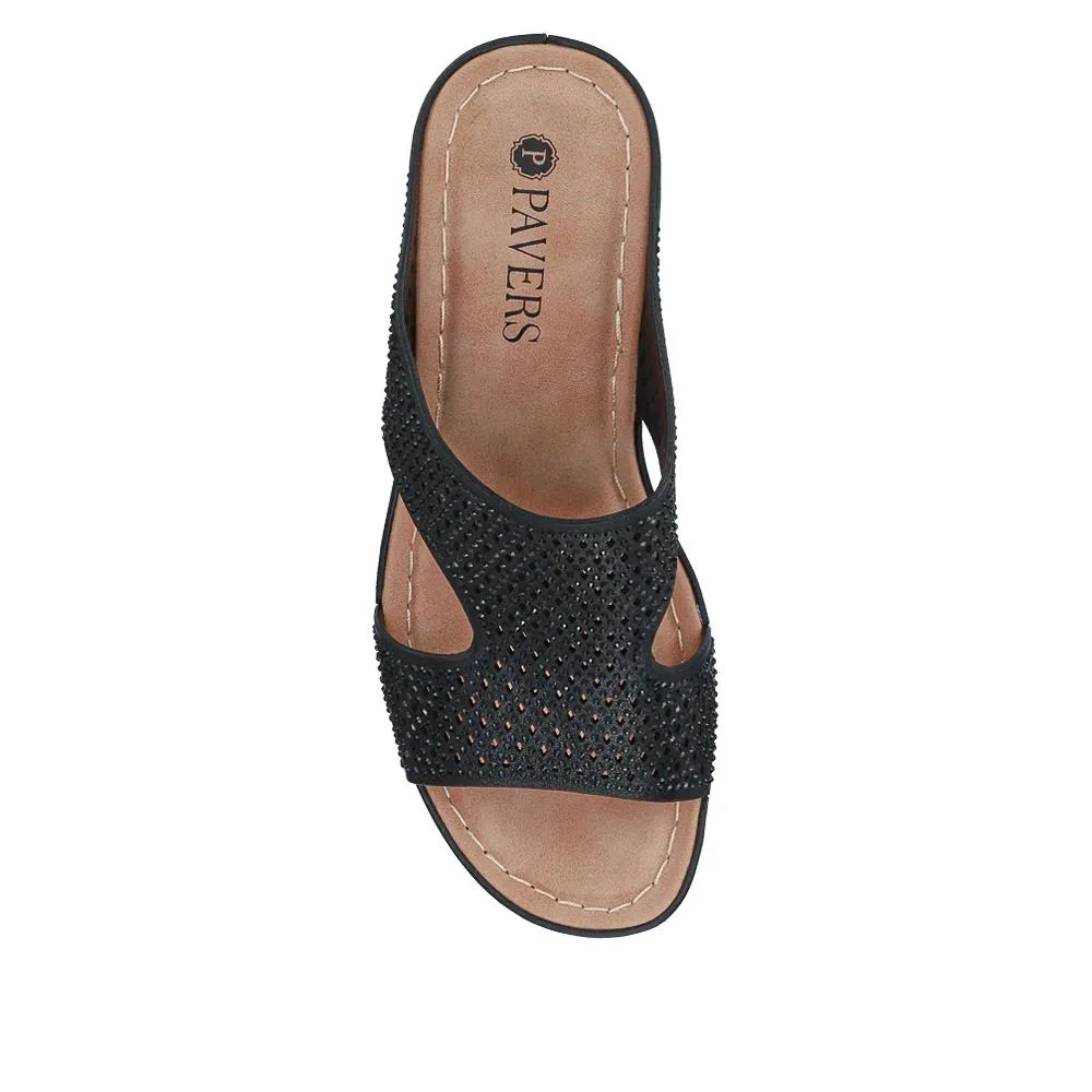 Tall Wedge Heel Mules - BAIZH41016 / 327 100