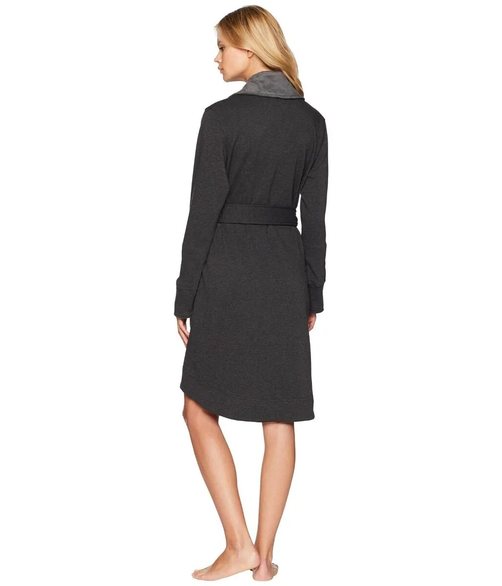 UGG Blanche ll Wrap Robe, Black Bear Heather